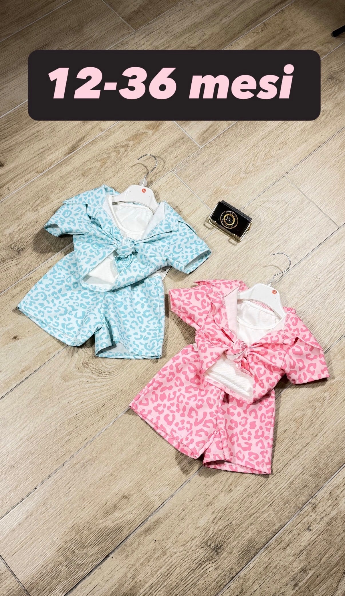 COMPLETO NEONATA ANIMALIER