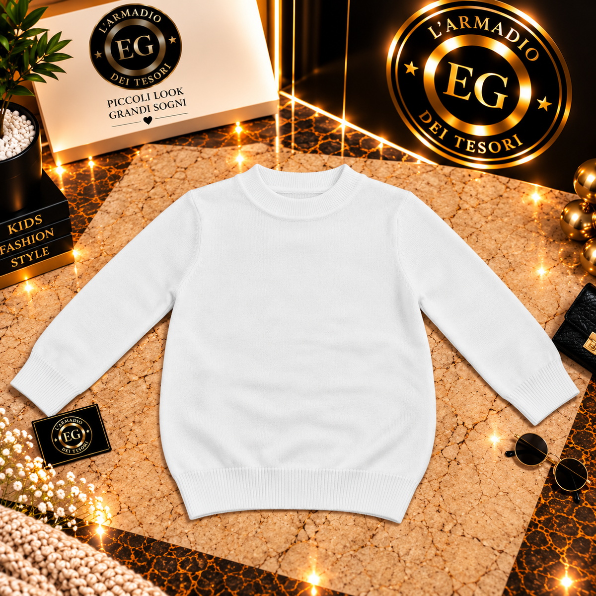 MAGLIA BAMBINA LUPETTO