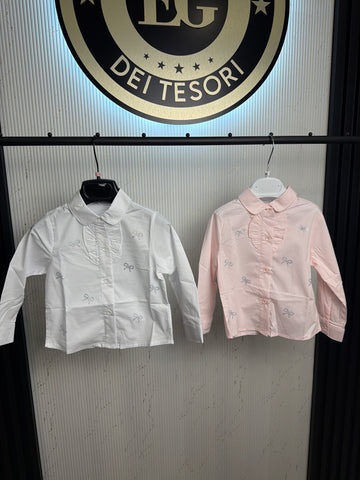 Camicia neonata fiocco