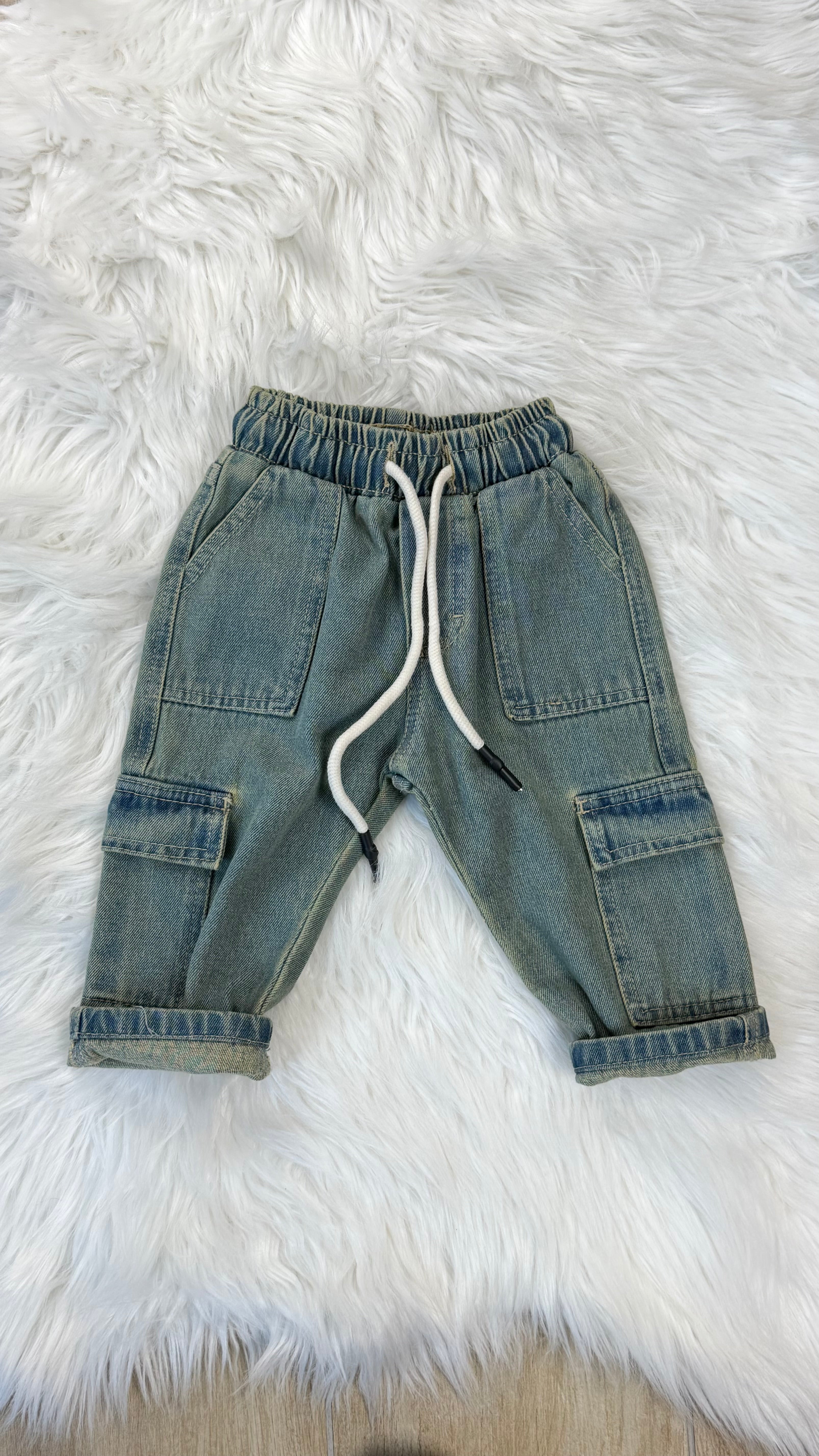 Jeans neonato Cargo tasc