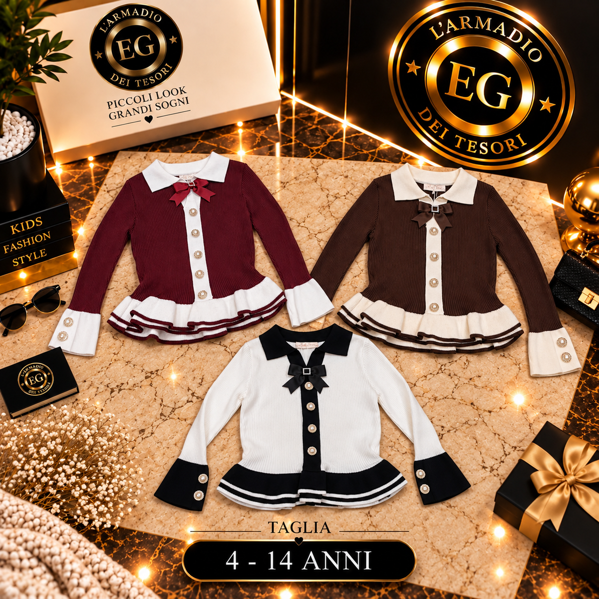 MAGLIA BAMBINA PERLA