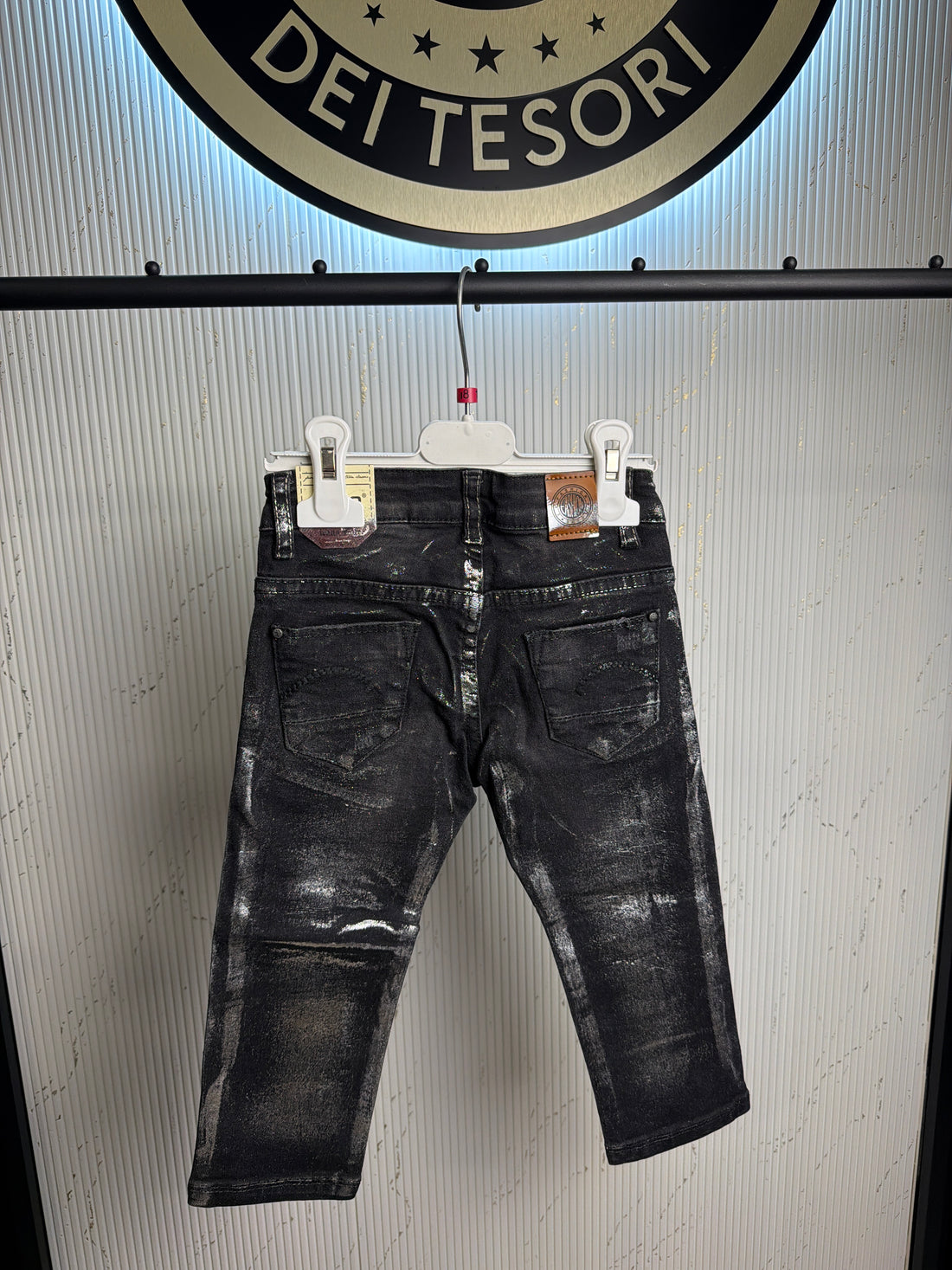 Jeans neonato cromo