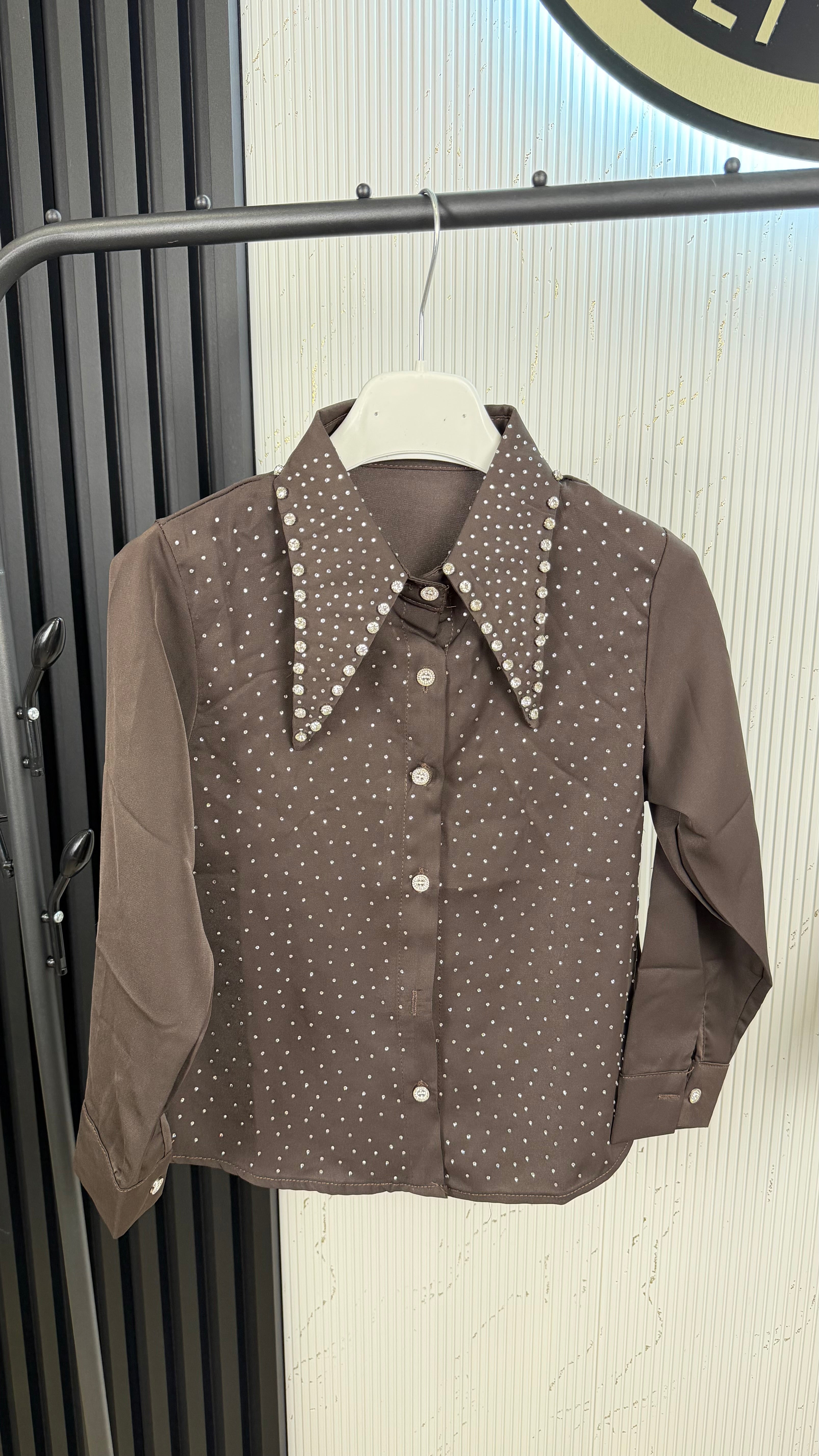 Camicia bambina diamond