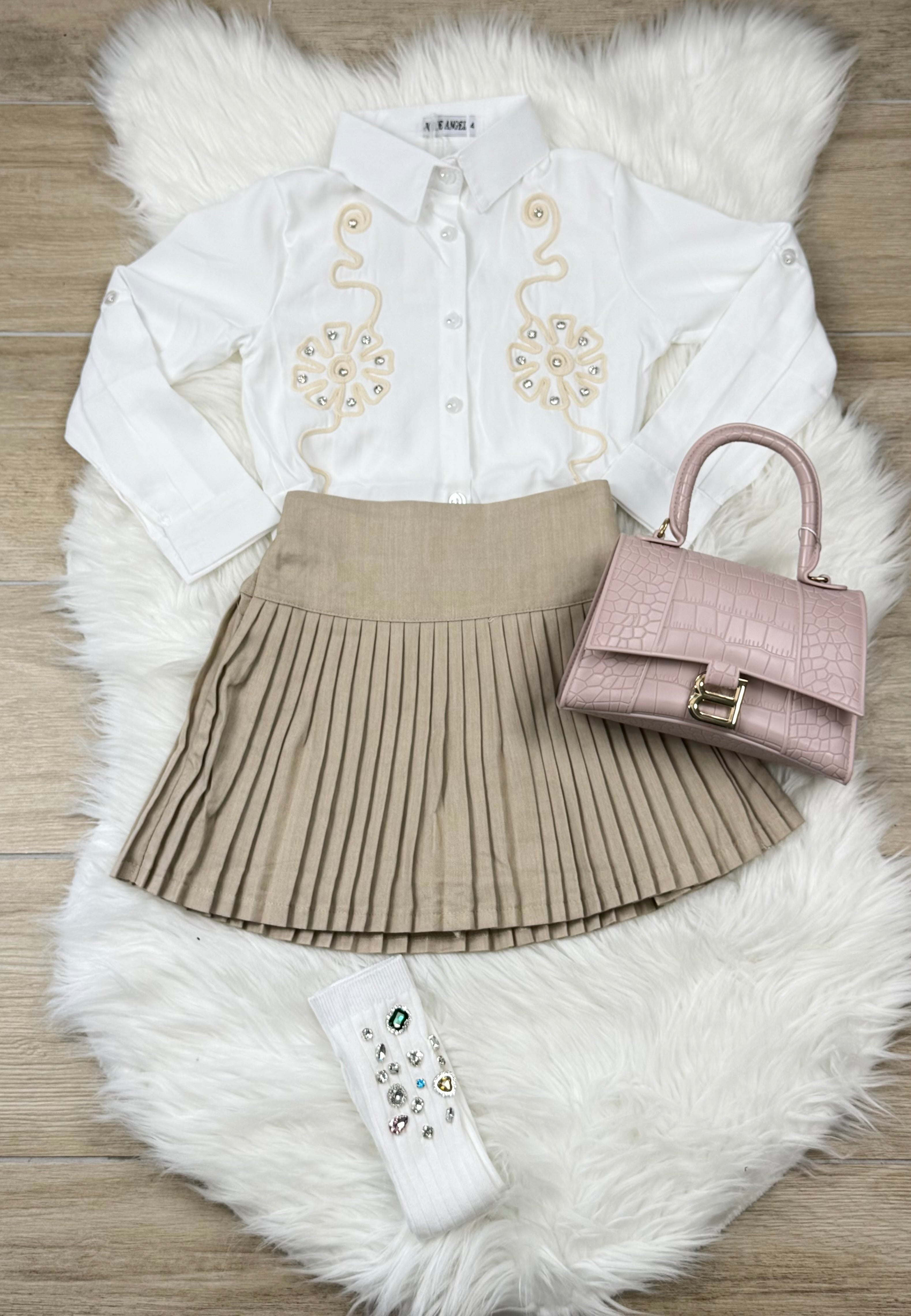 Camicia bambina flor
