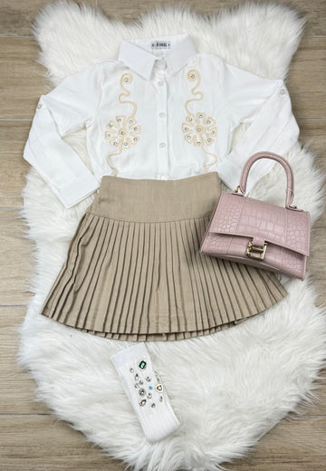 Camicia bambina flor