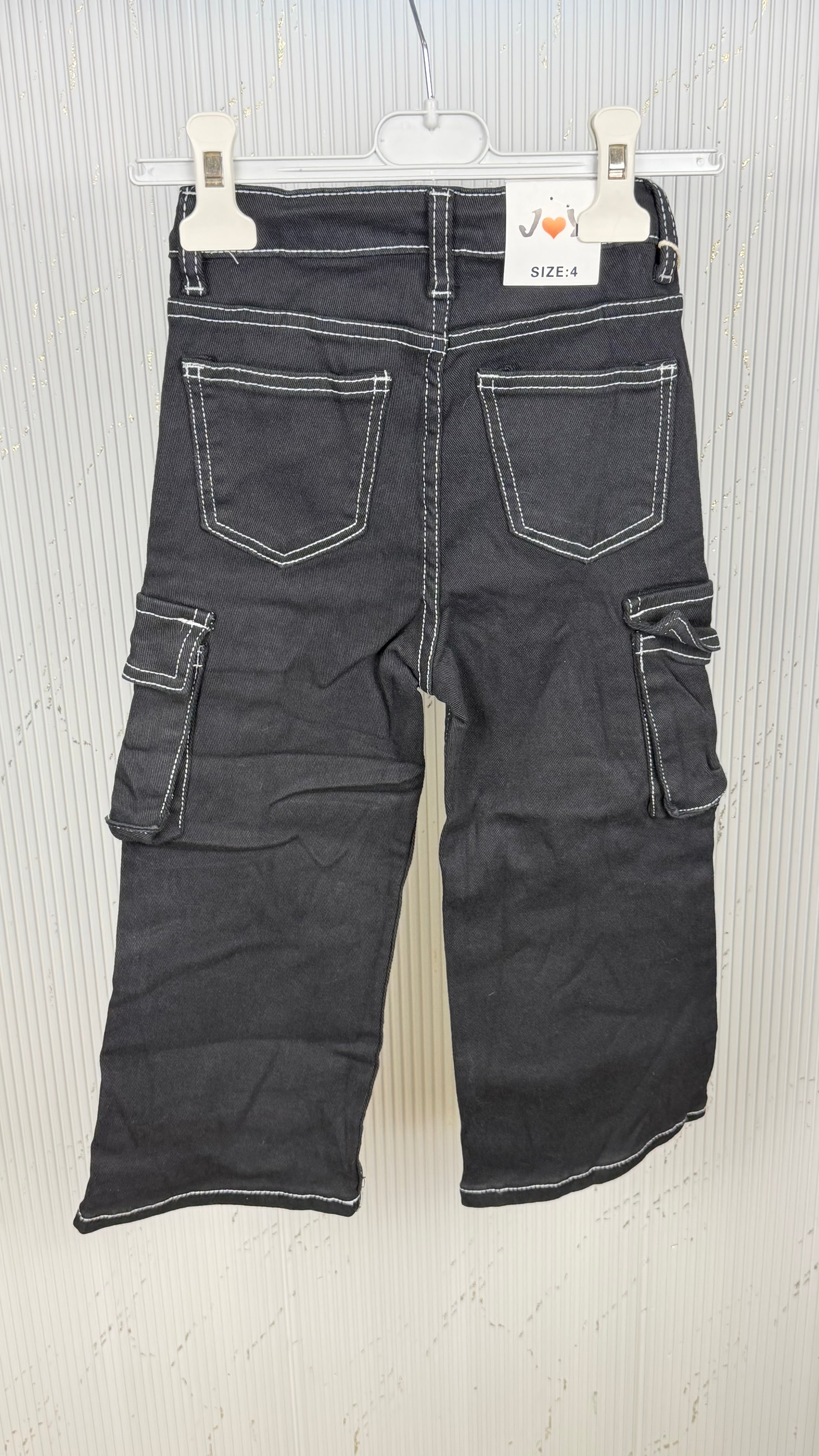 Jeans bambina cargo valery