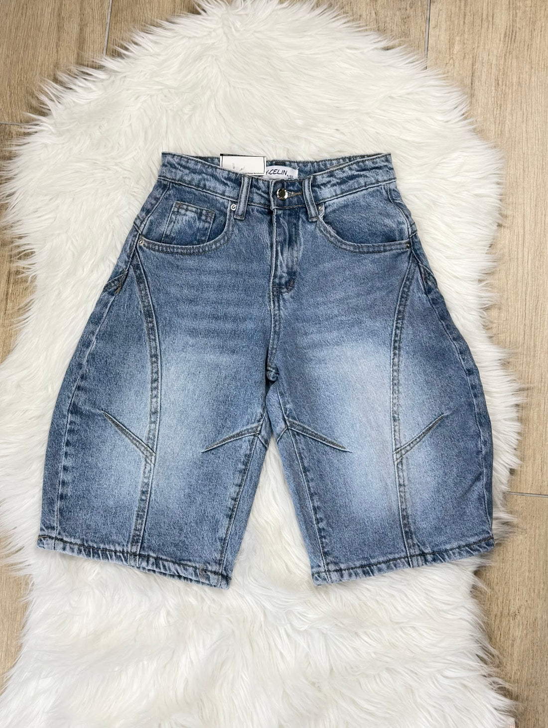 Jeans bambina Bermuda Balloon