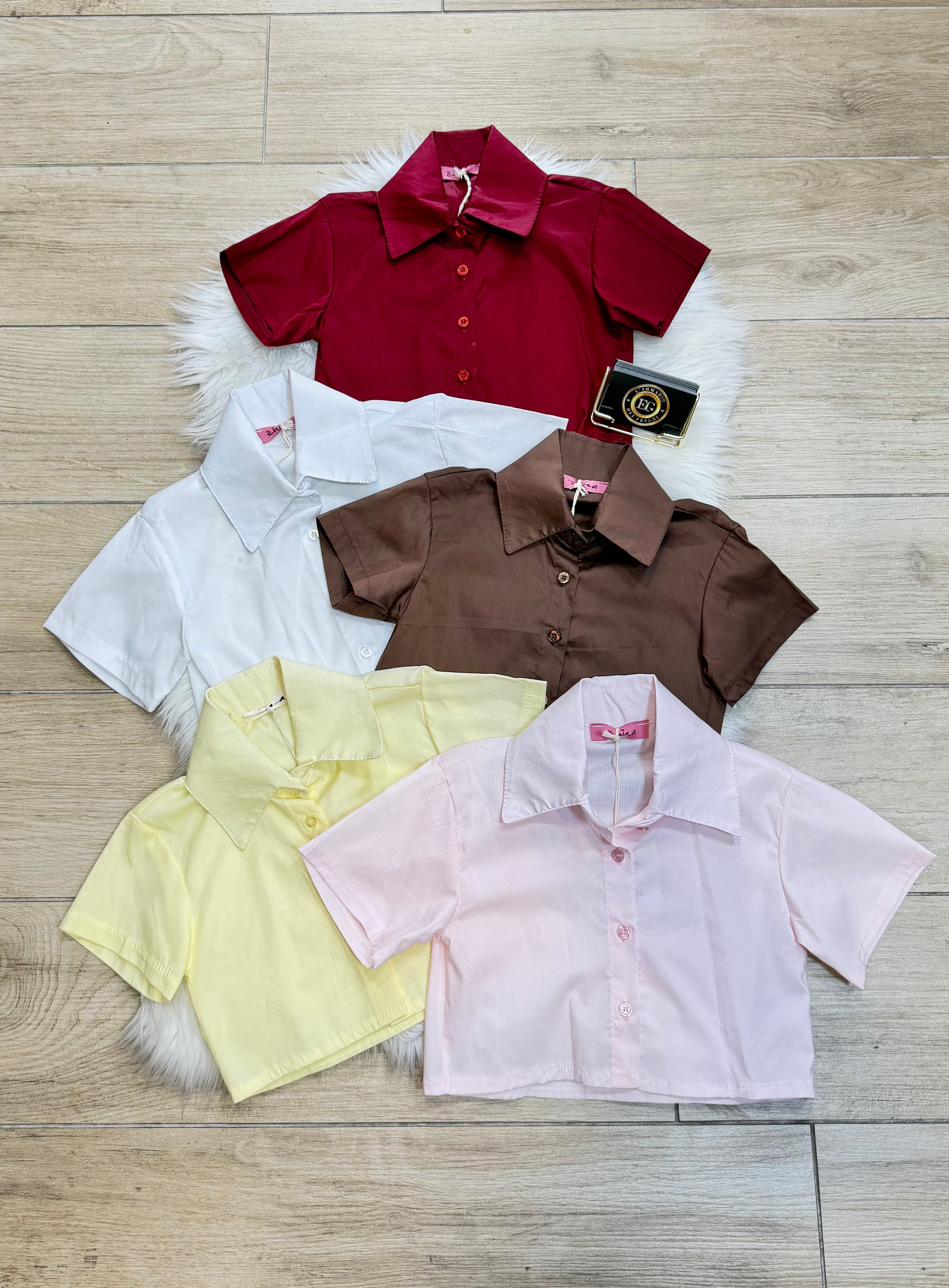 CAMICIA BAMBINA CROP MZ