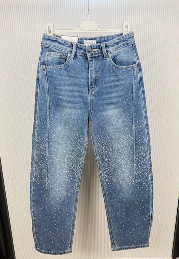Jeans bambina diamond