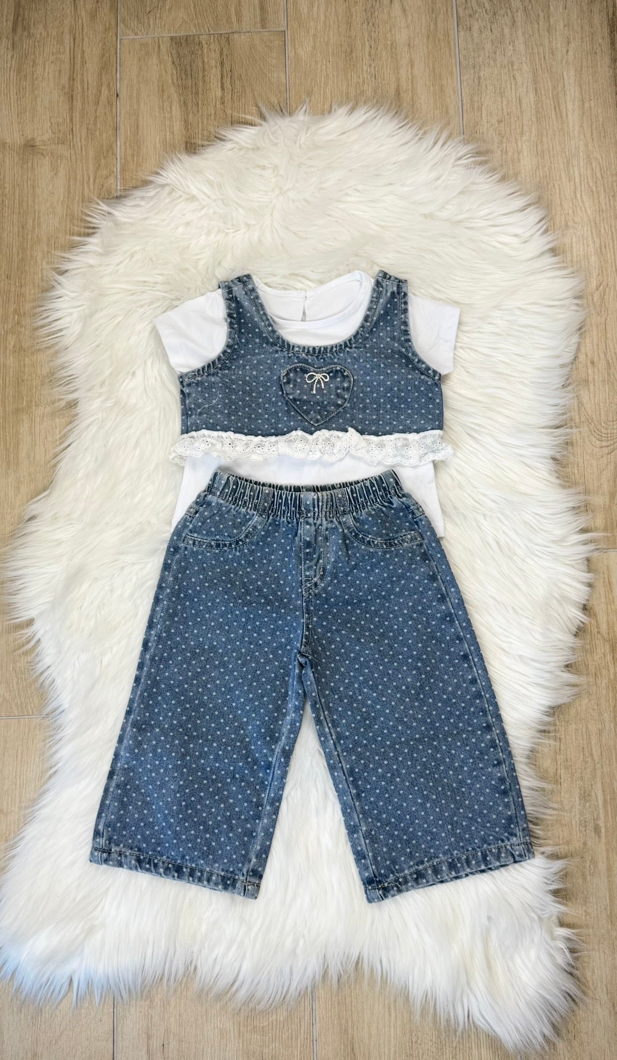 COMPLETO BAMBINA POIS JEANS