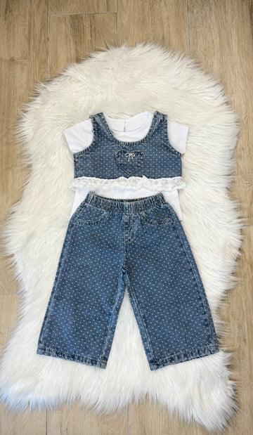 COMPLETO BAMBINA POIS JEANS