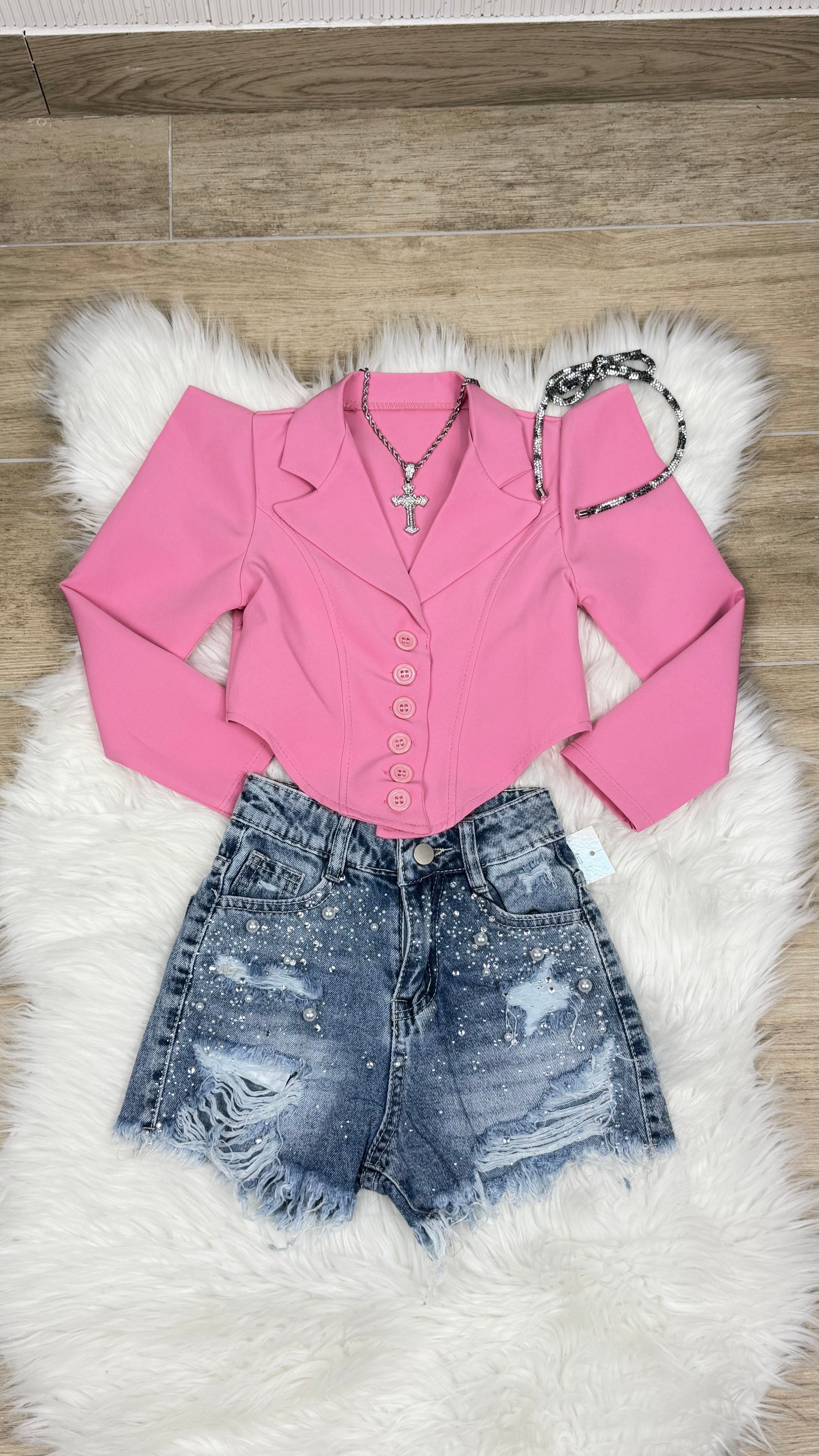 Maglia bambina giacca lux