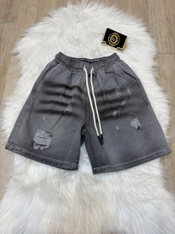 BERMUDA BAMBINO JEANS STRISCIA