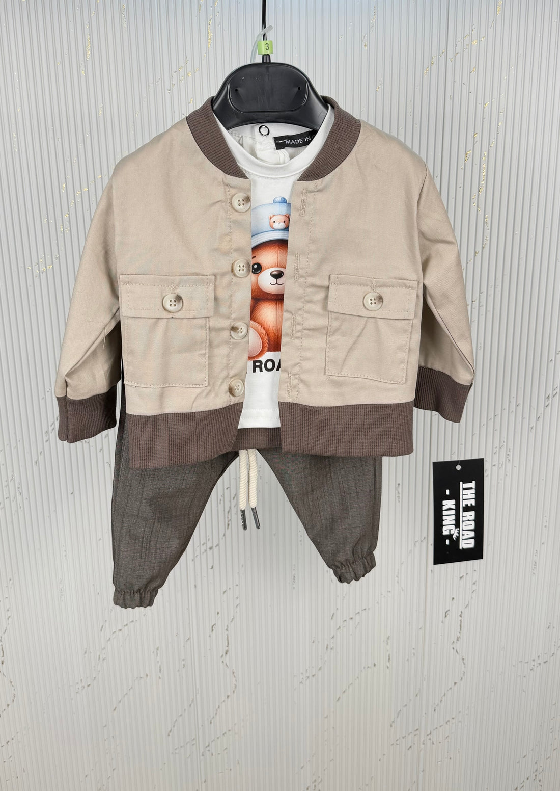 Completo neonato 3 pezzi Angelo