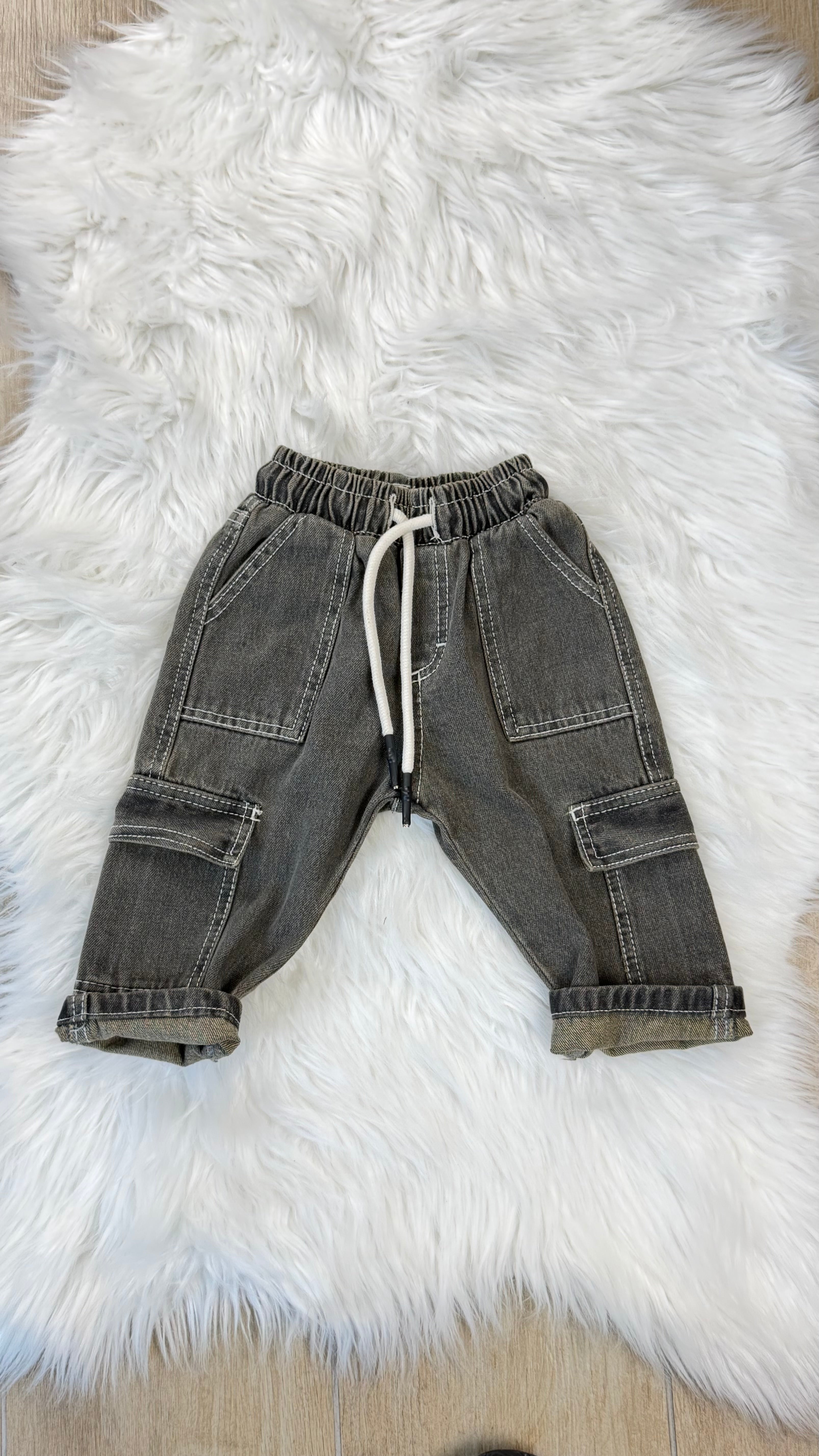 Jeans neonato Cargo tasc