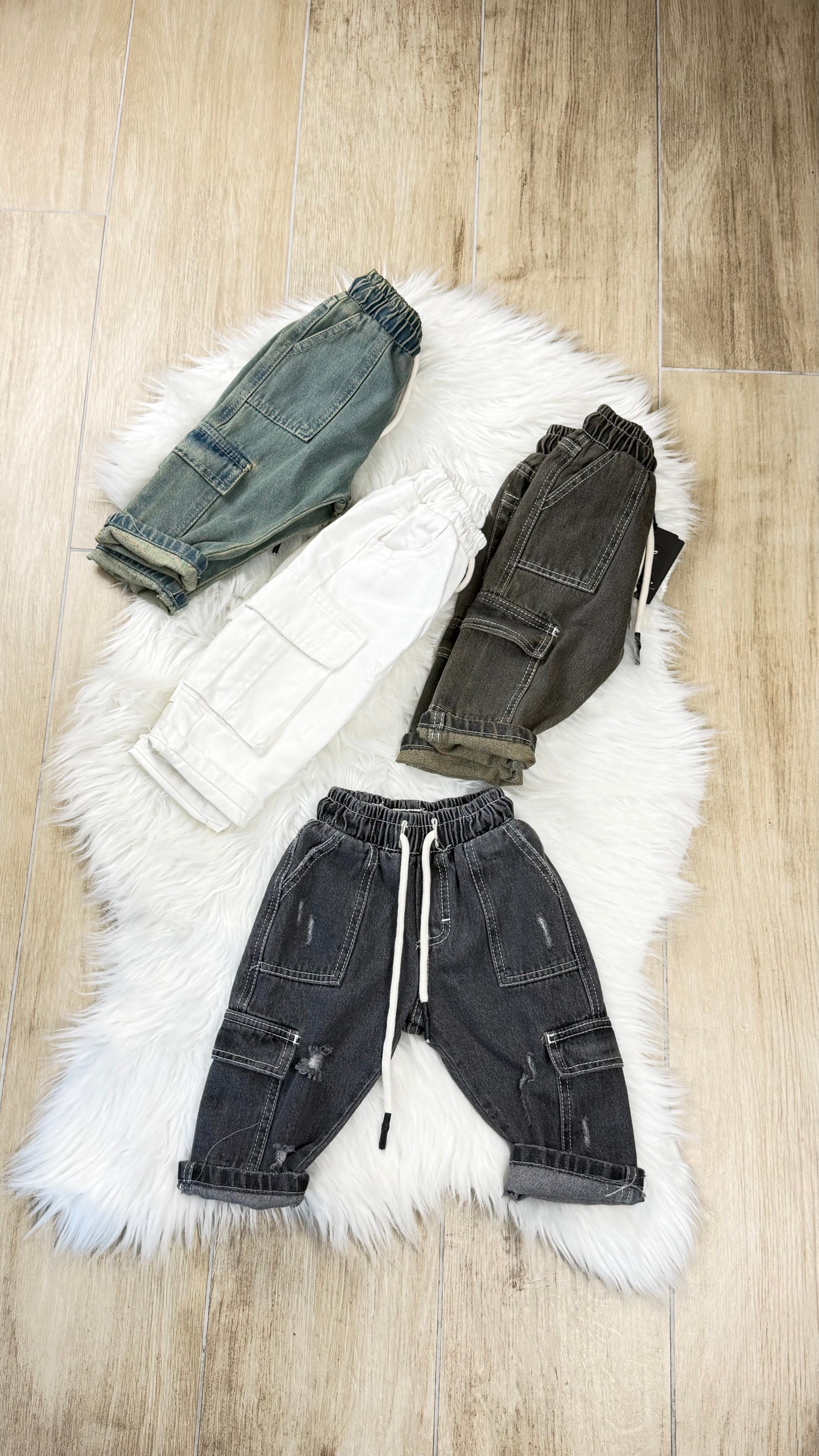 Jeans neonato Cargo tasc