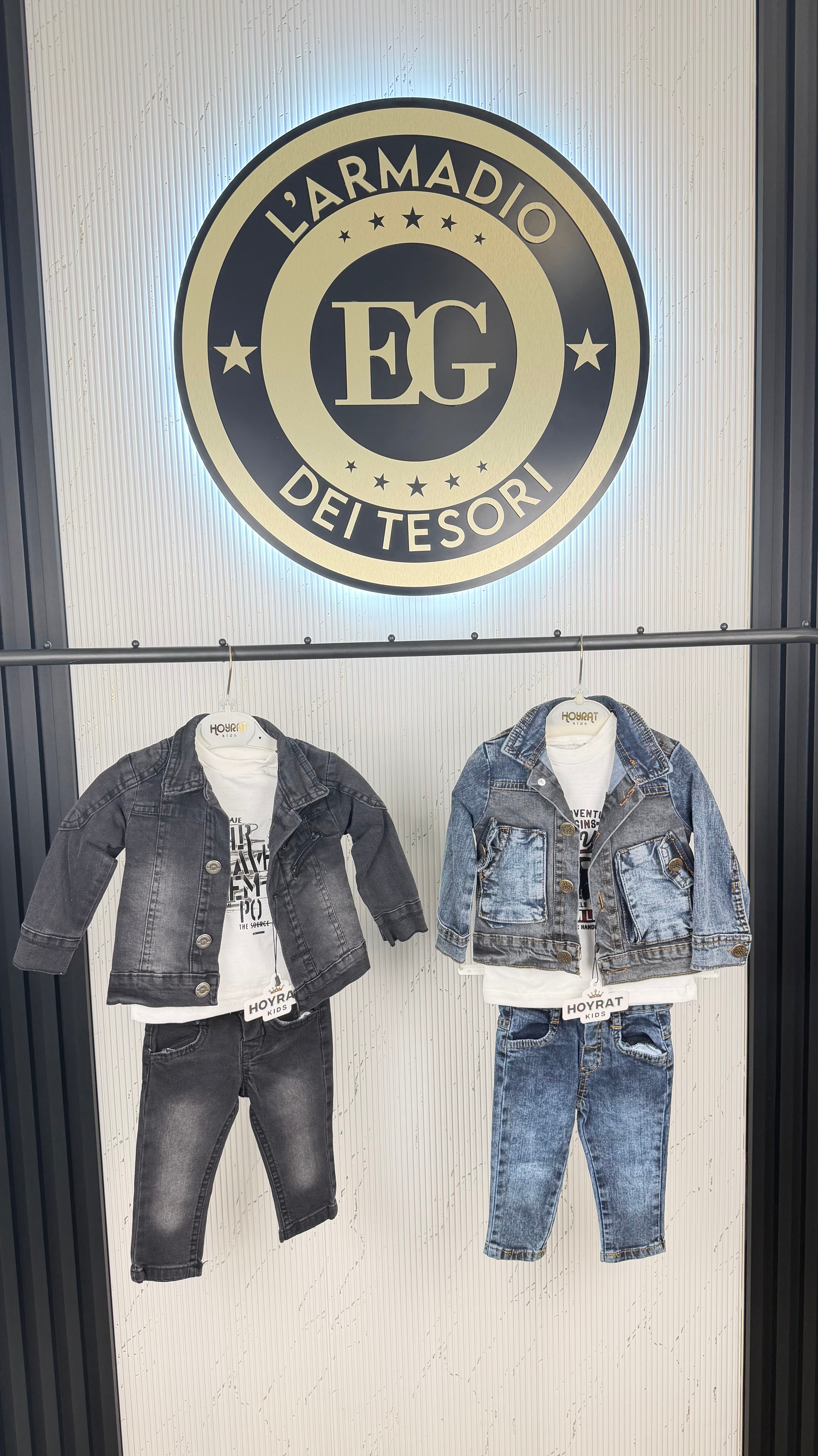Completo neonato jeans