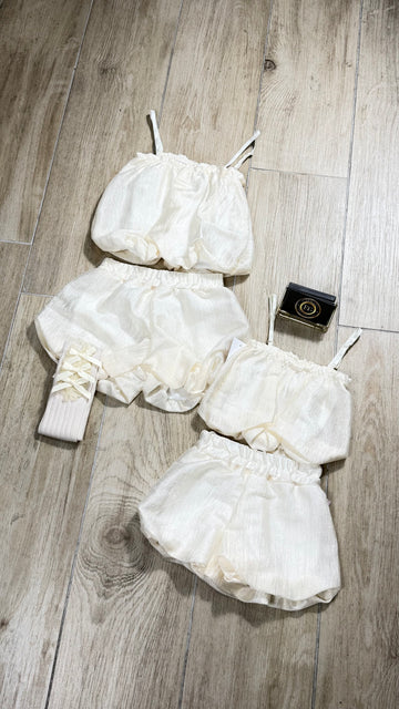 COMPLETO NEONATA CHAMPAGNE