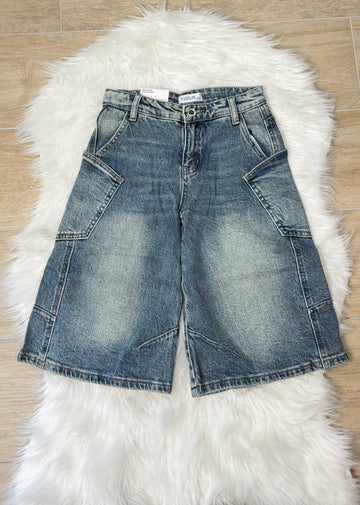 Jeans bambina Bermuda ballon