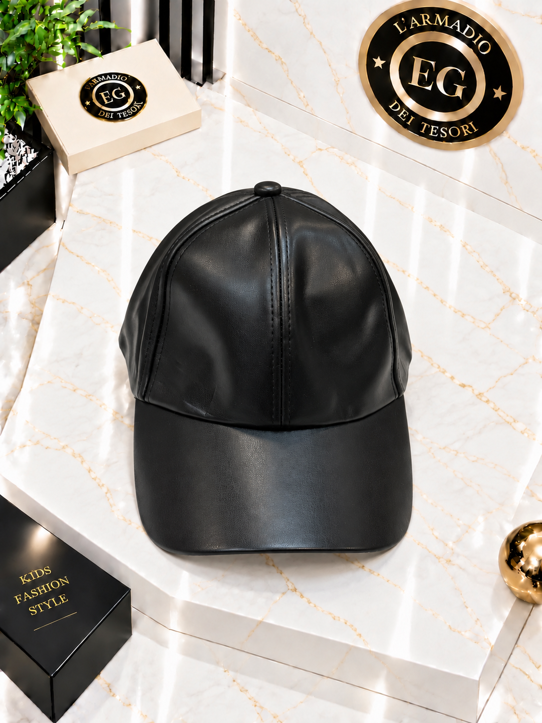 CAPPELLO BAMBINA ECOPELLE