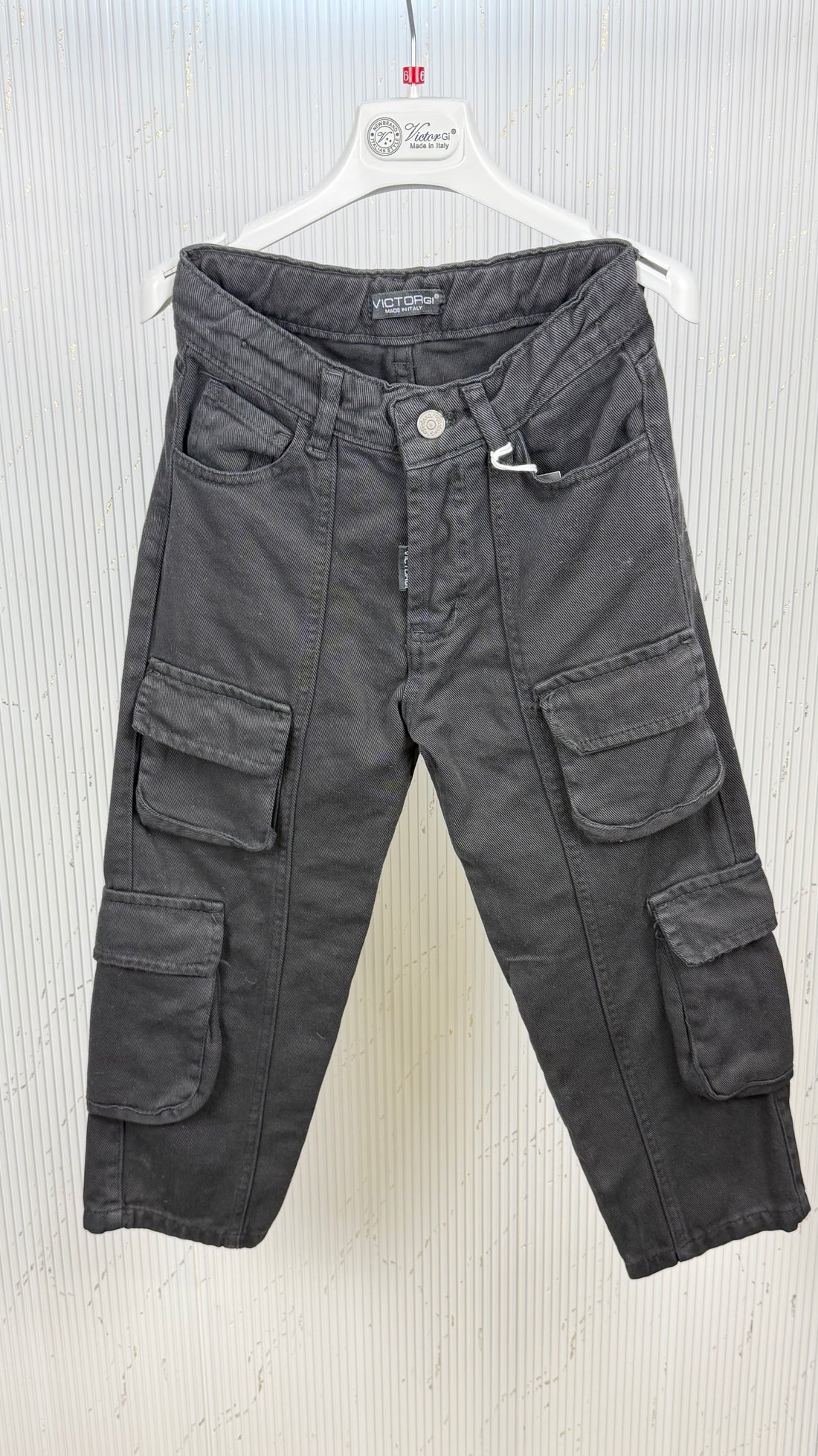 Jeans bambino cargo