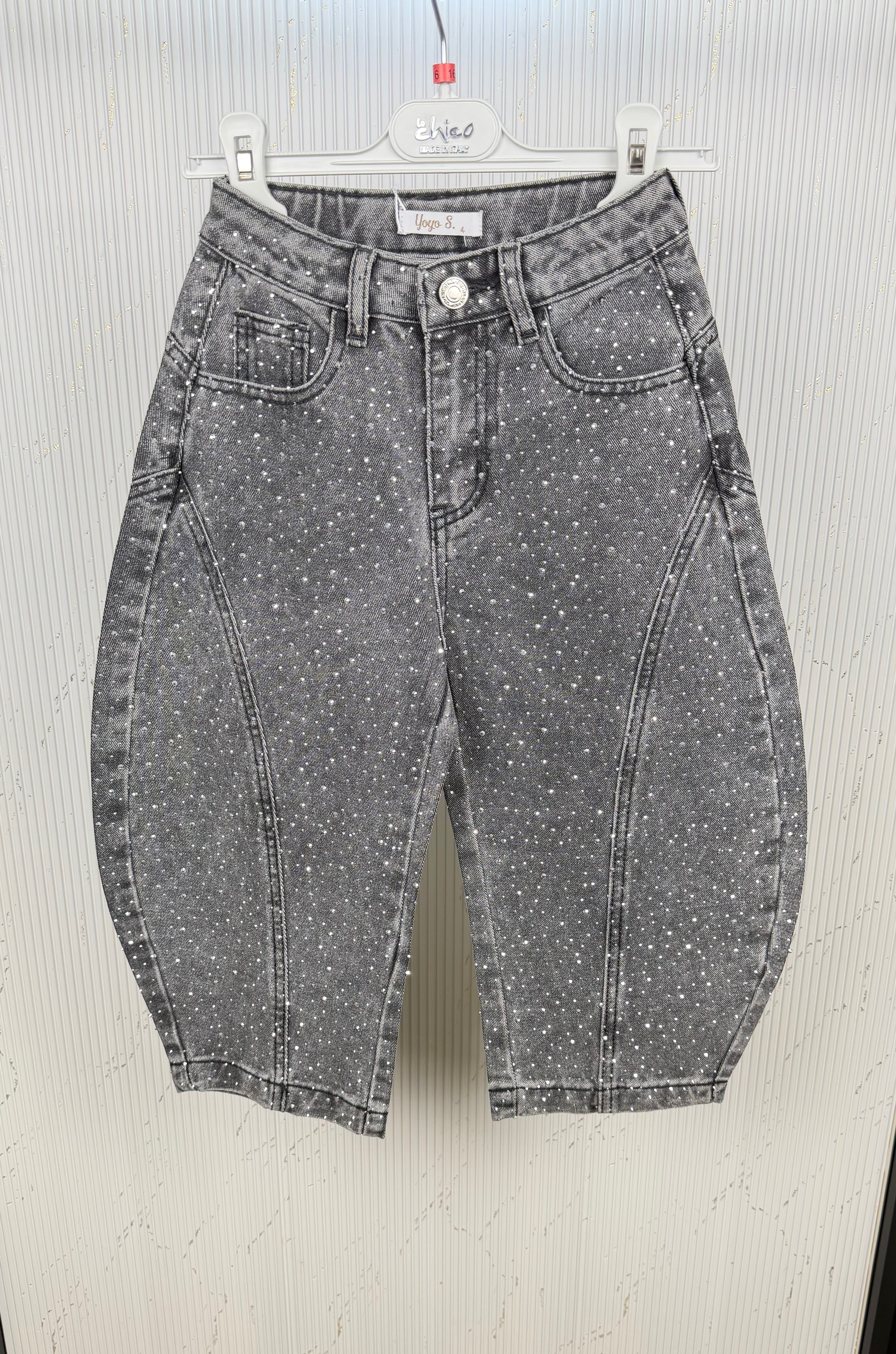 Jeans bambina Balloon diamond