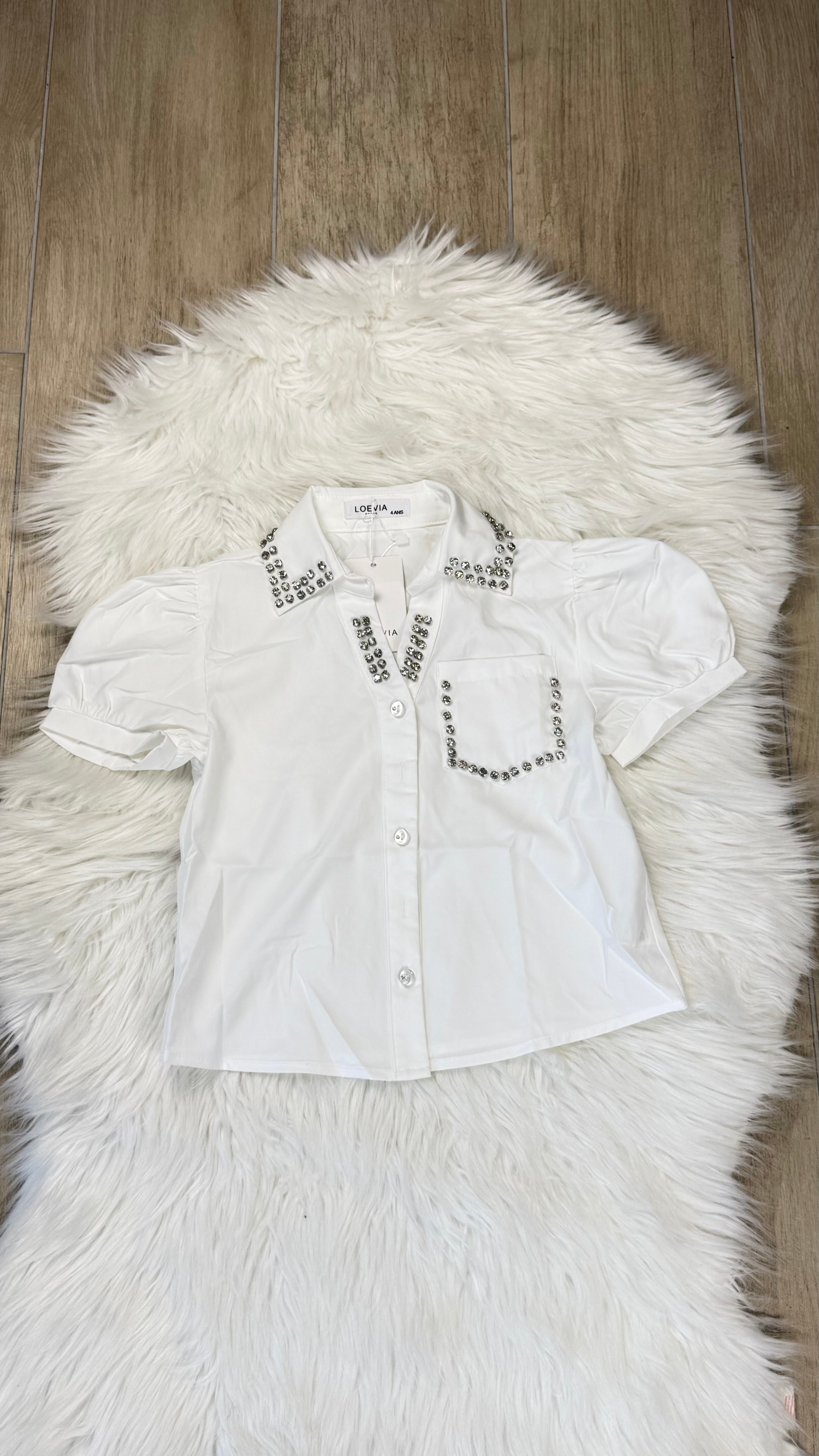 Camicia bambina cristal