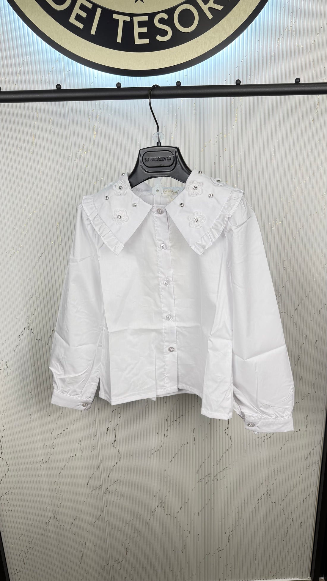 Camicia bambina floreal