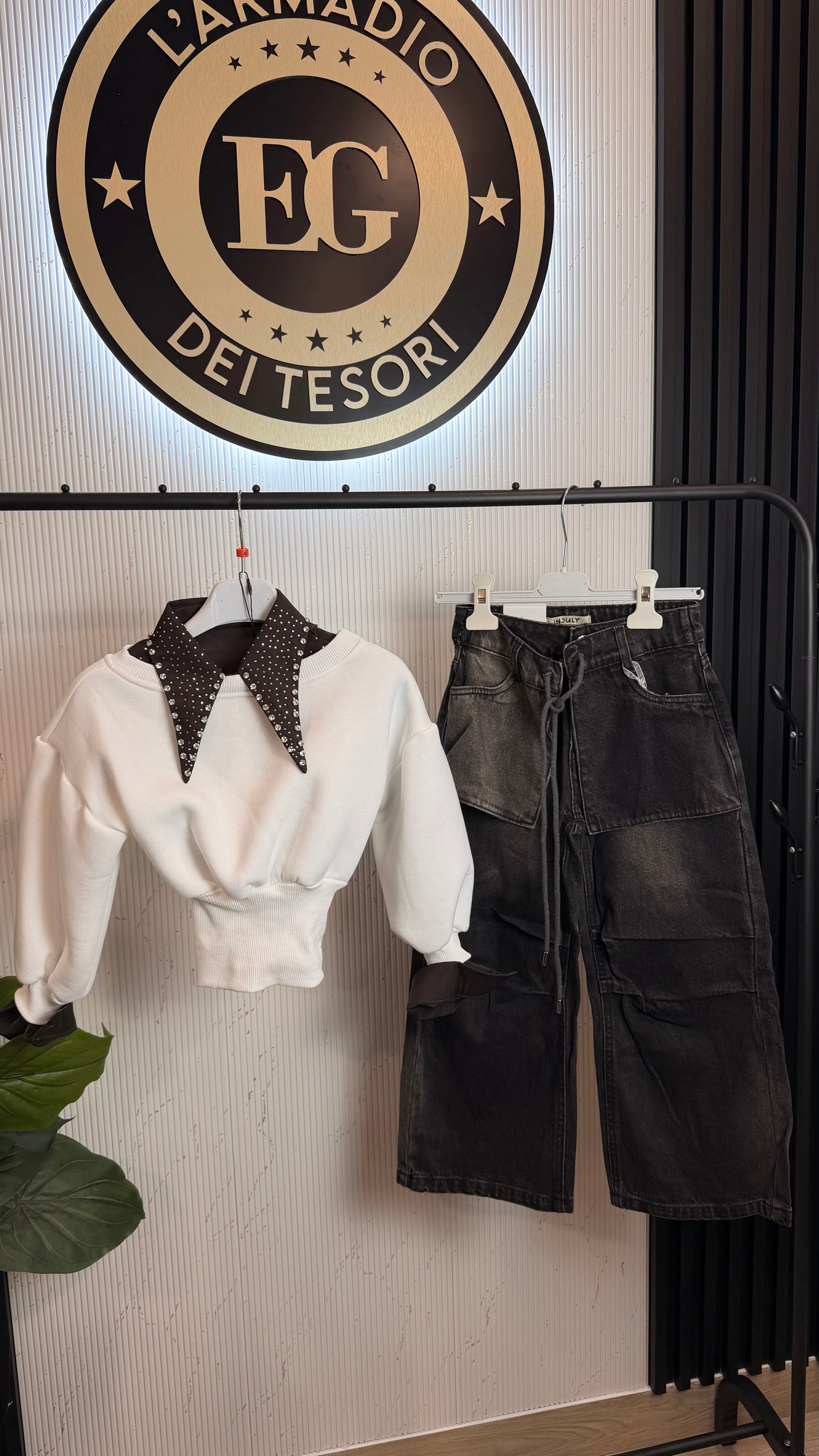 Camicia bambina diamond