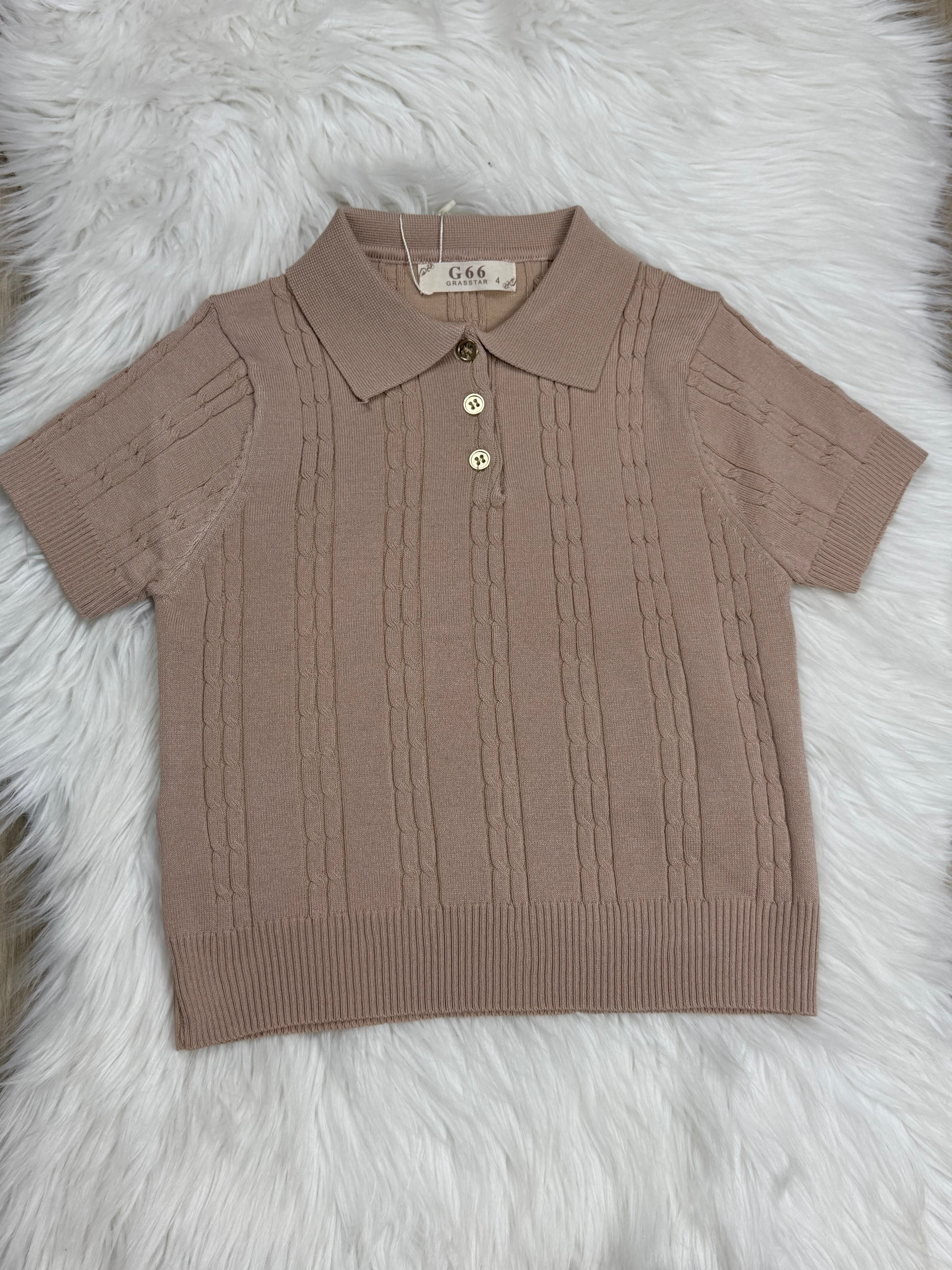 Maglia bambina polo filo
