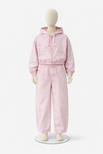 Completo bambina pink