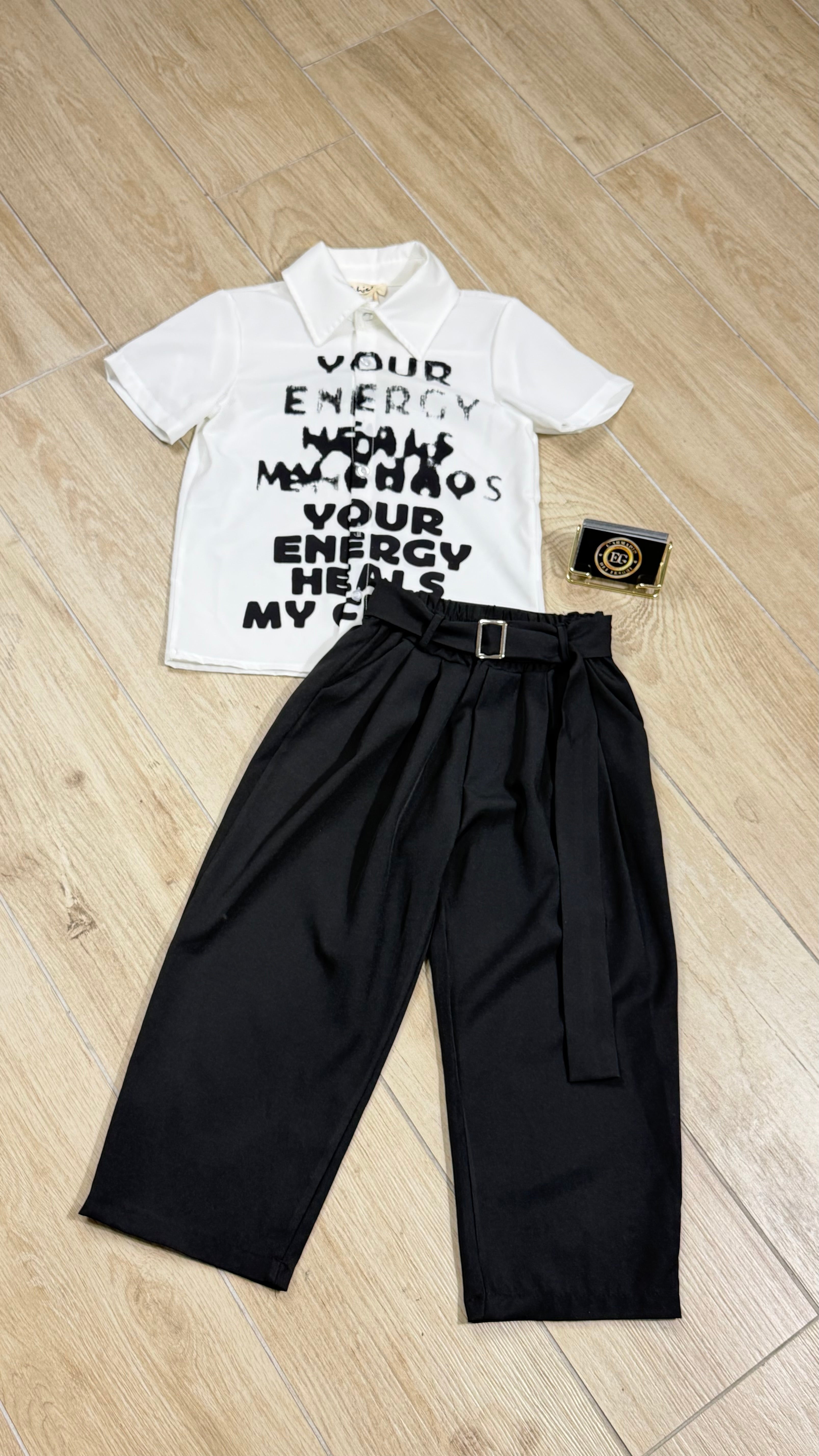 CAMICIA BAMBINO LETTERIG