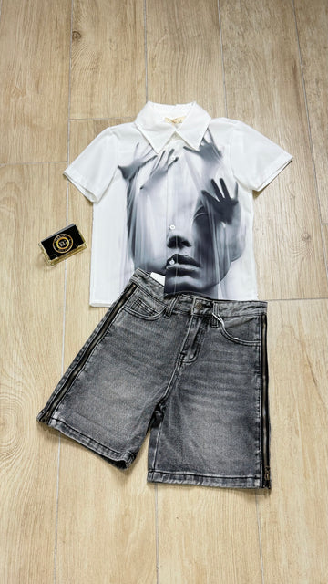 CAMICIA BAMBINO MANI