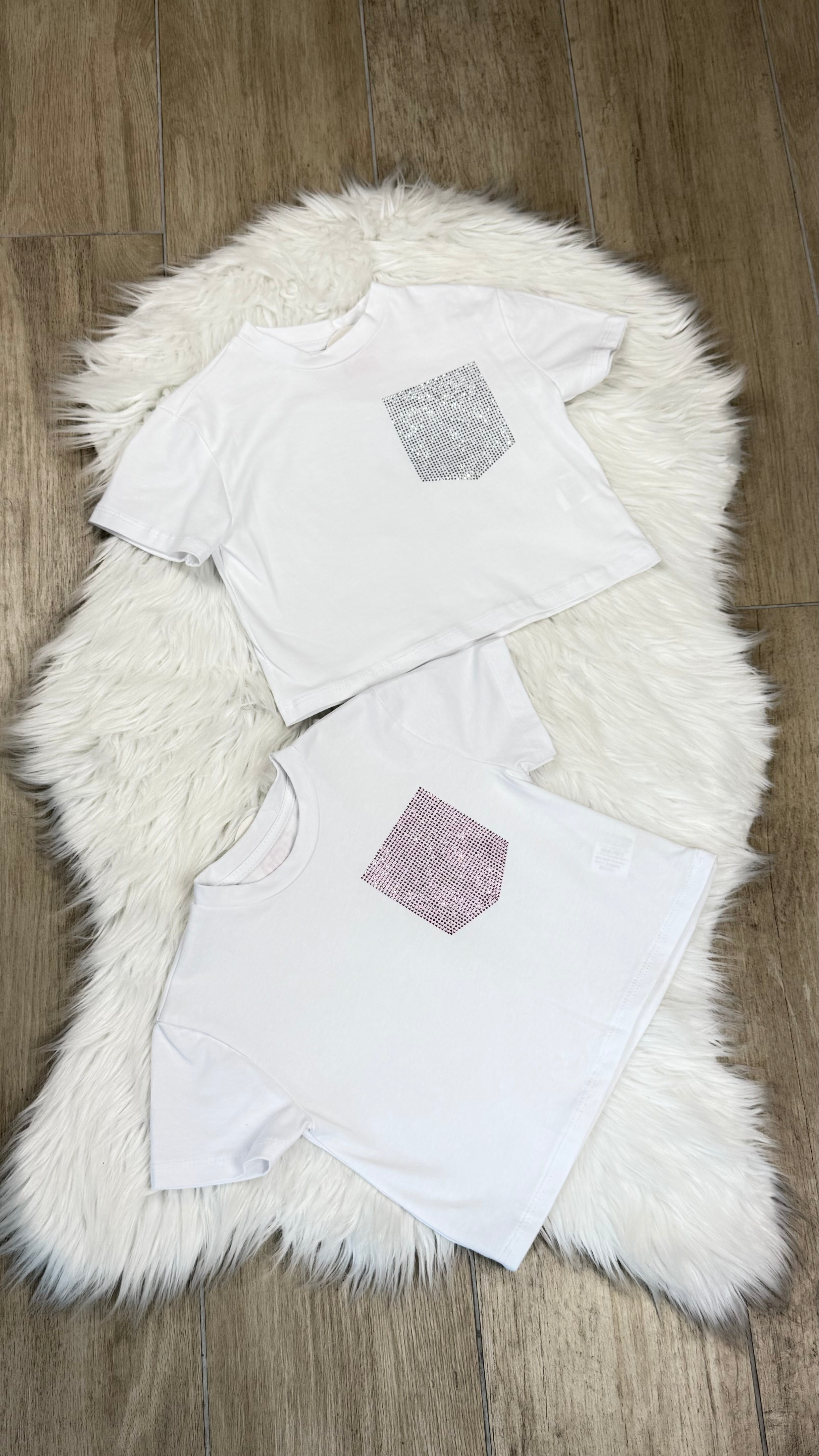 Maglia bambina tasca lux