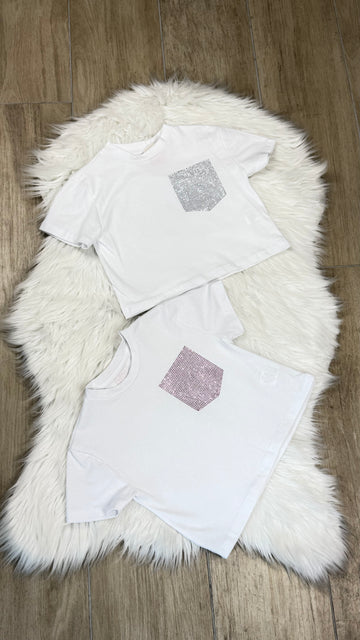 Maglia bambina tasca lux