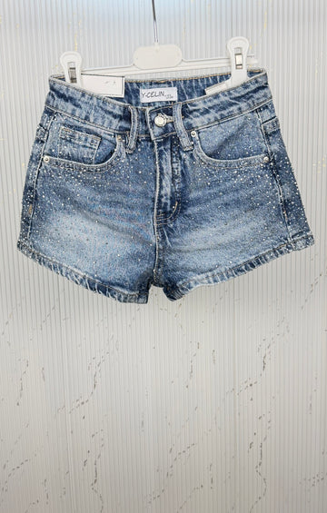 Short bambina diamond chiaro