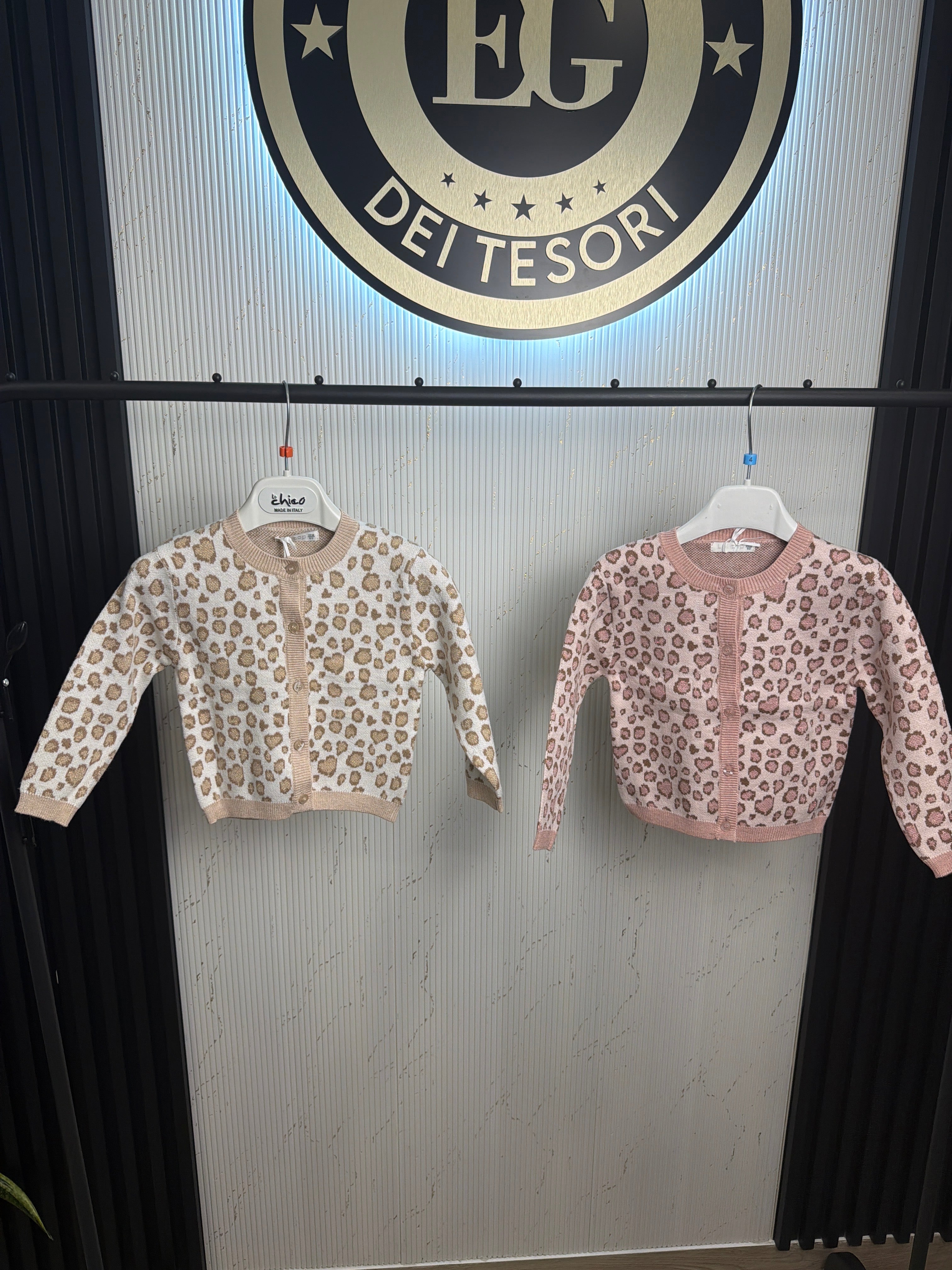 Felpa neonata cardigan