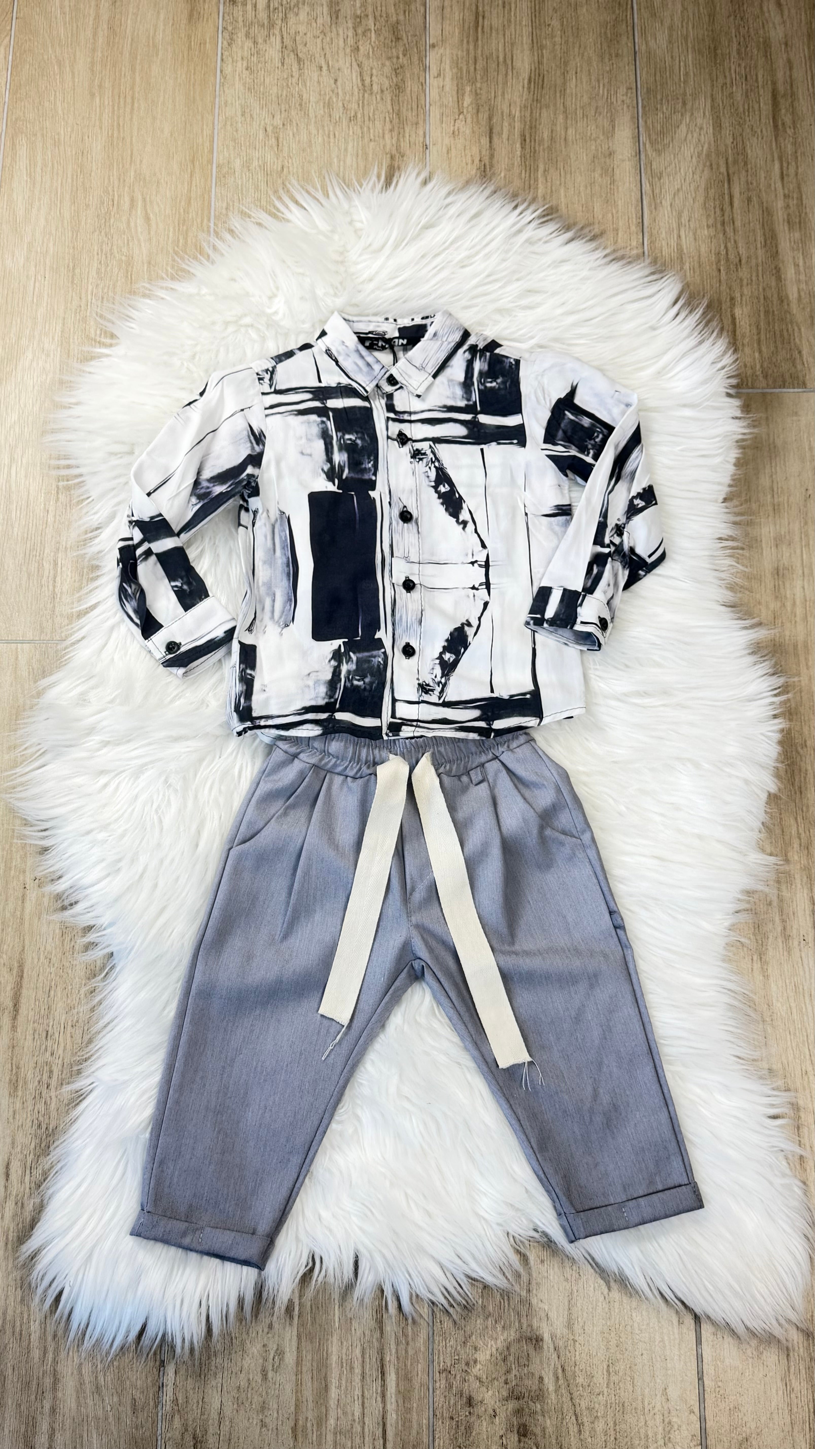 Camicia neonato Pitt