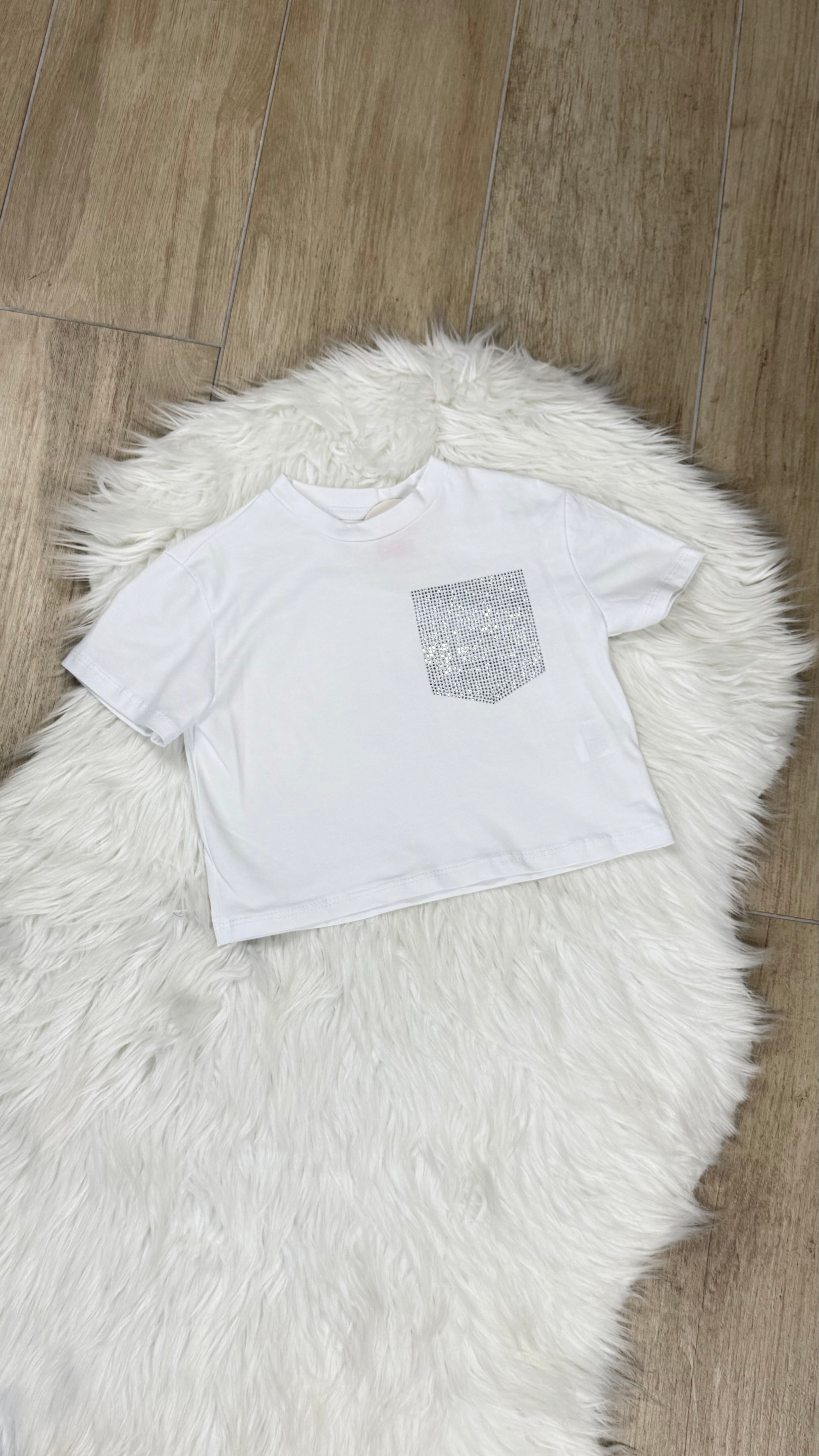 Maglia bambina tasca lux