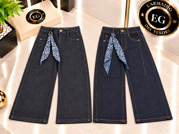 JEANS BAMBINA FOULARD