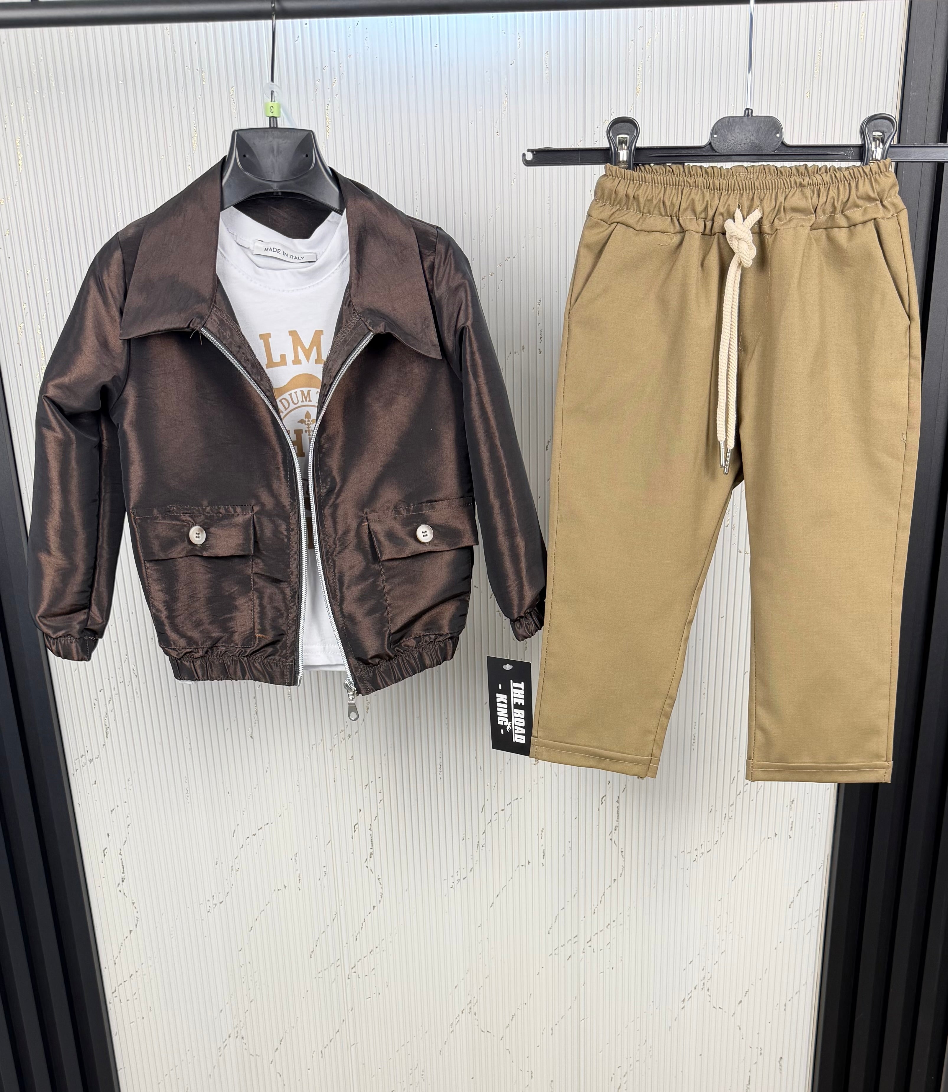 Completo bambino  3 pezzi BROWN
