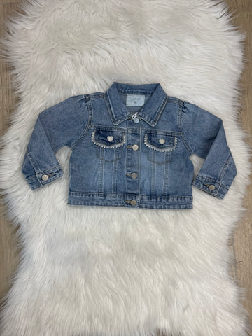 Giacca neonata Jeans perl