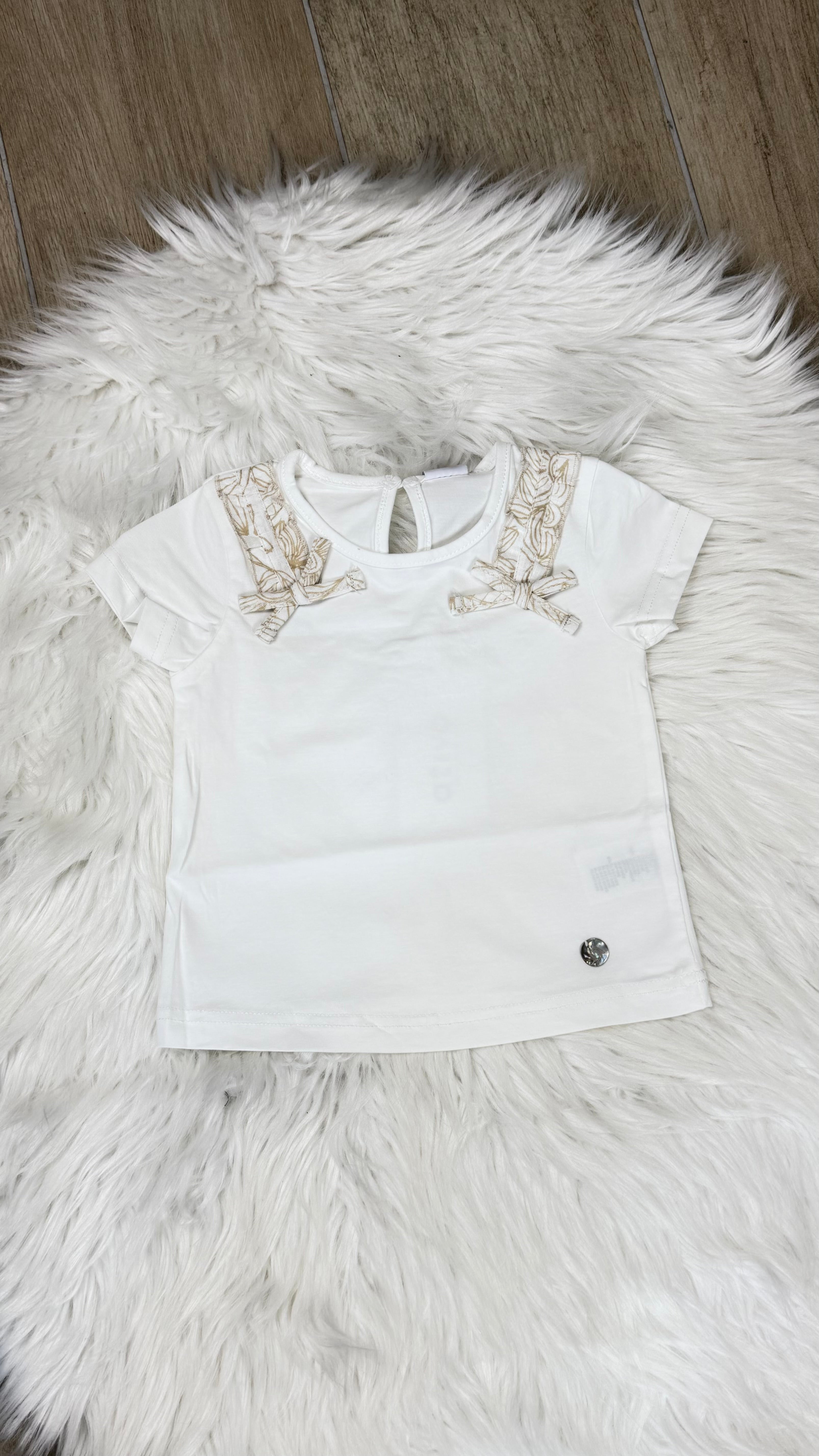 Maglia neonata fiocco