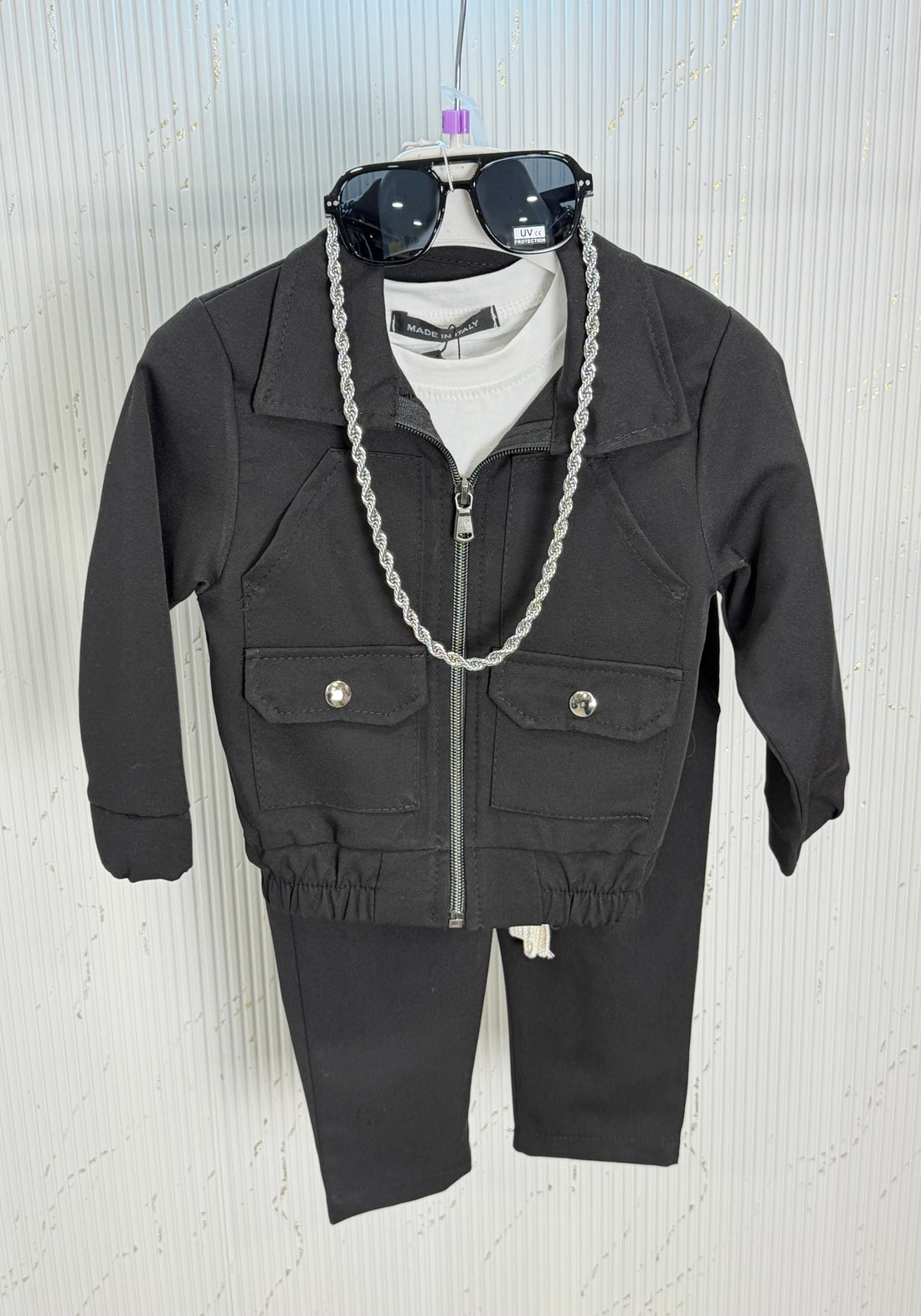 Completo neonato 3 pz Leonardo