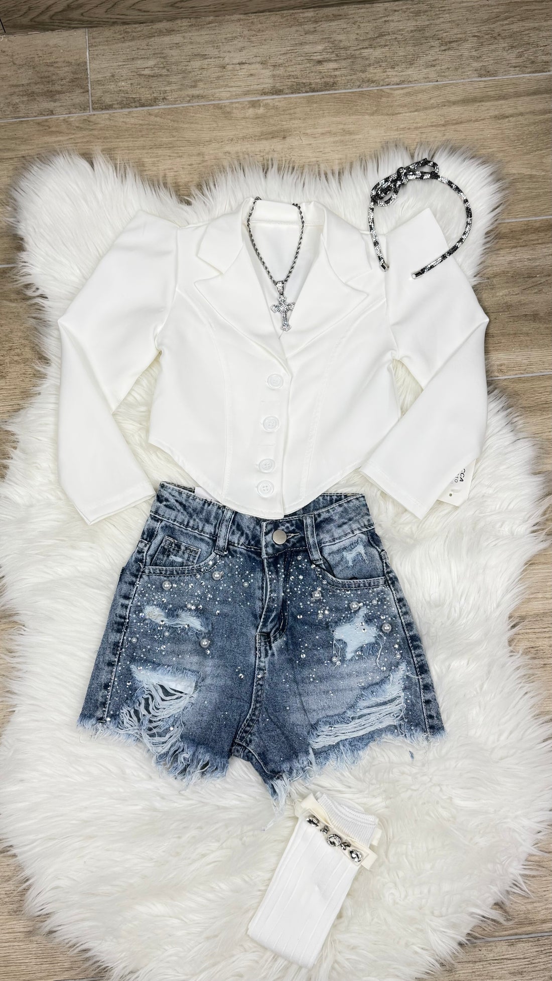 Maglia bambina giacca lux
