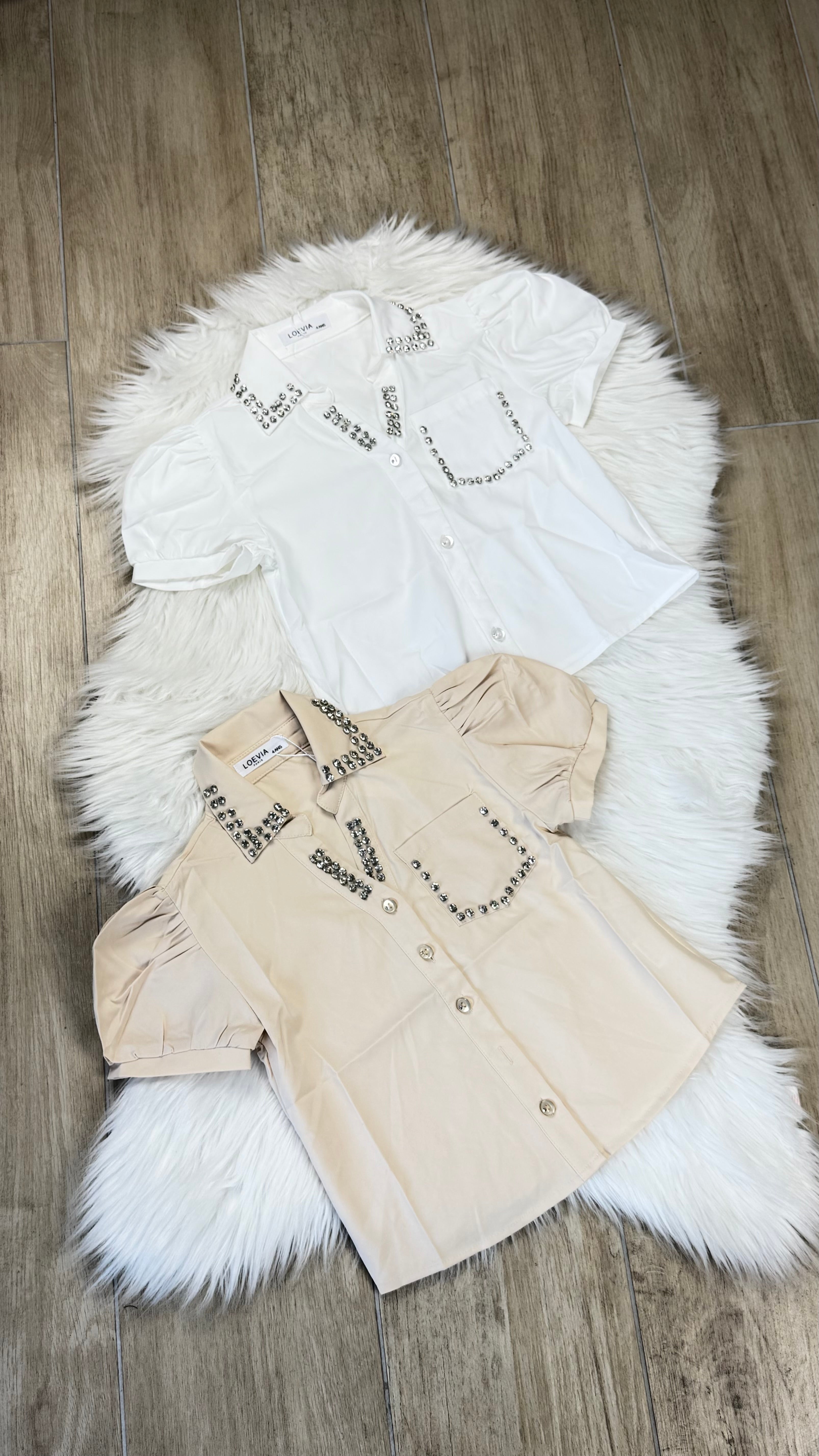 Camicia bambina cristal