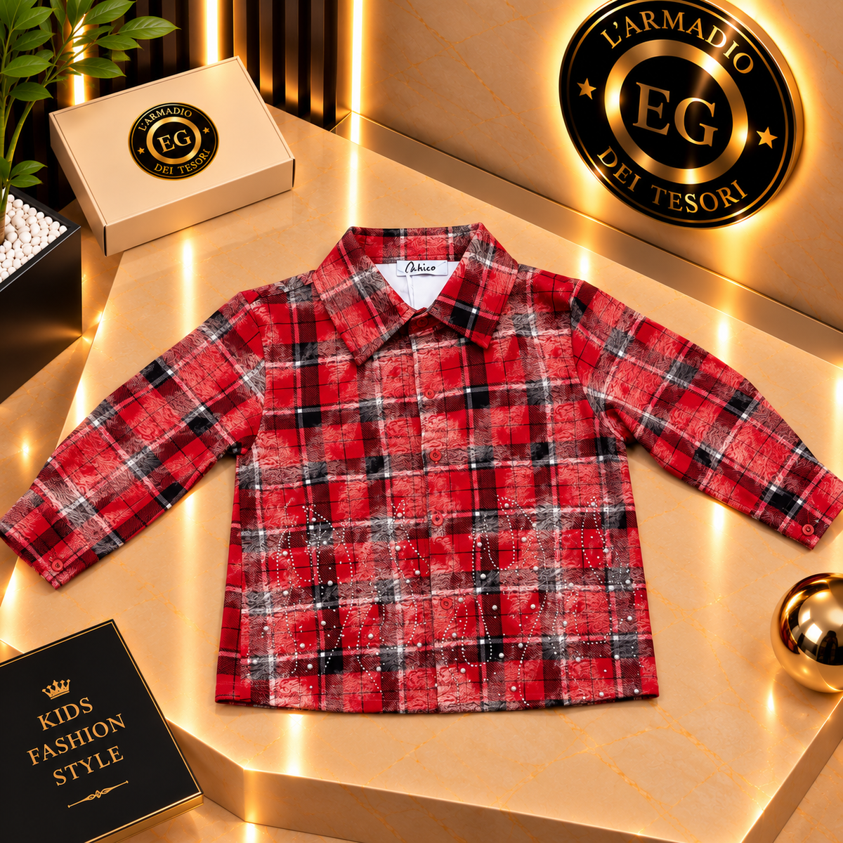 CAMICIA BAMBINO PERLSCOZ