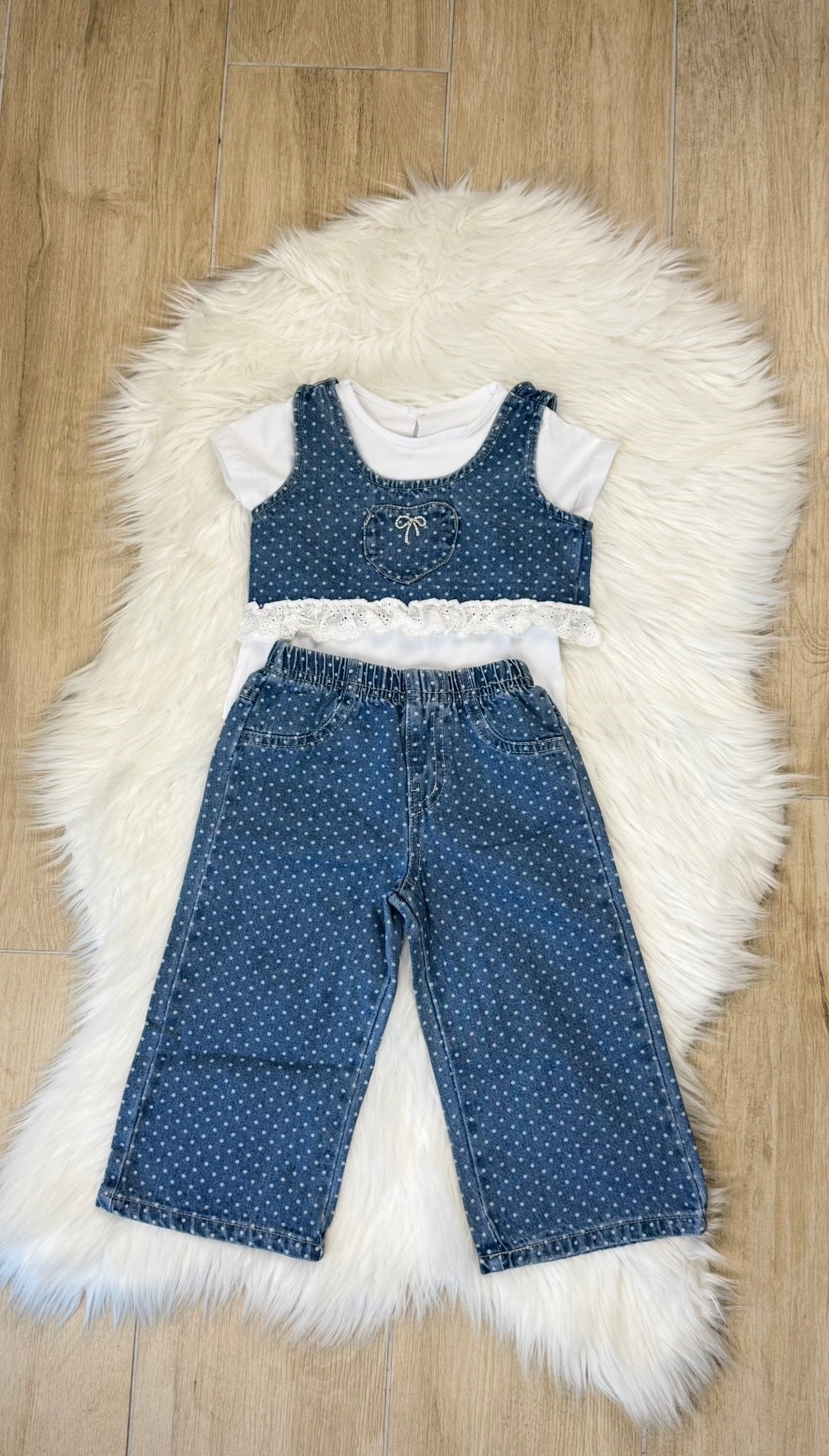 COMPLETO BAMBINA POIS JEANS