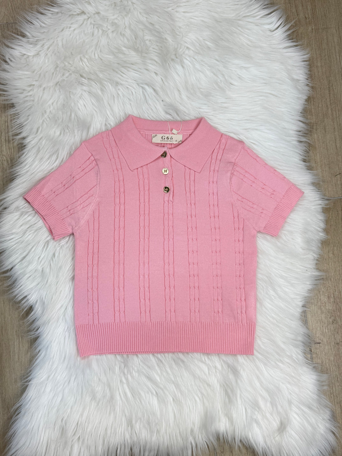 Maglia bambina polo filo