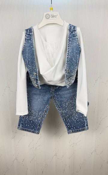 Completo neonata full diamond